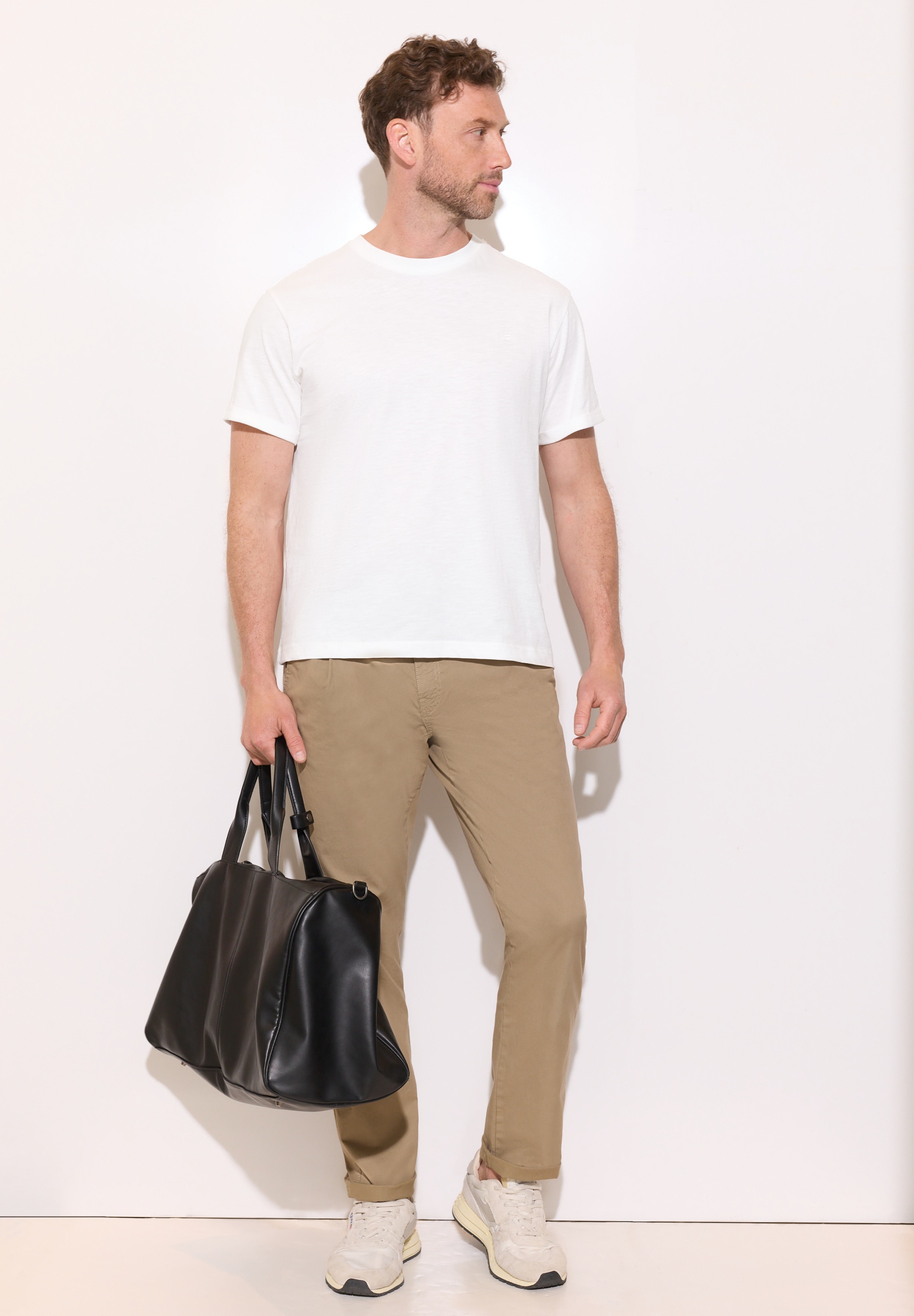 STREET ONE MEN T-Shirt aus reiner Baumwolle