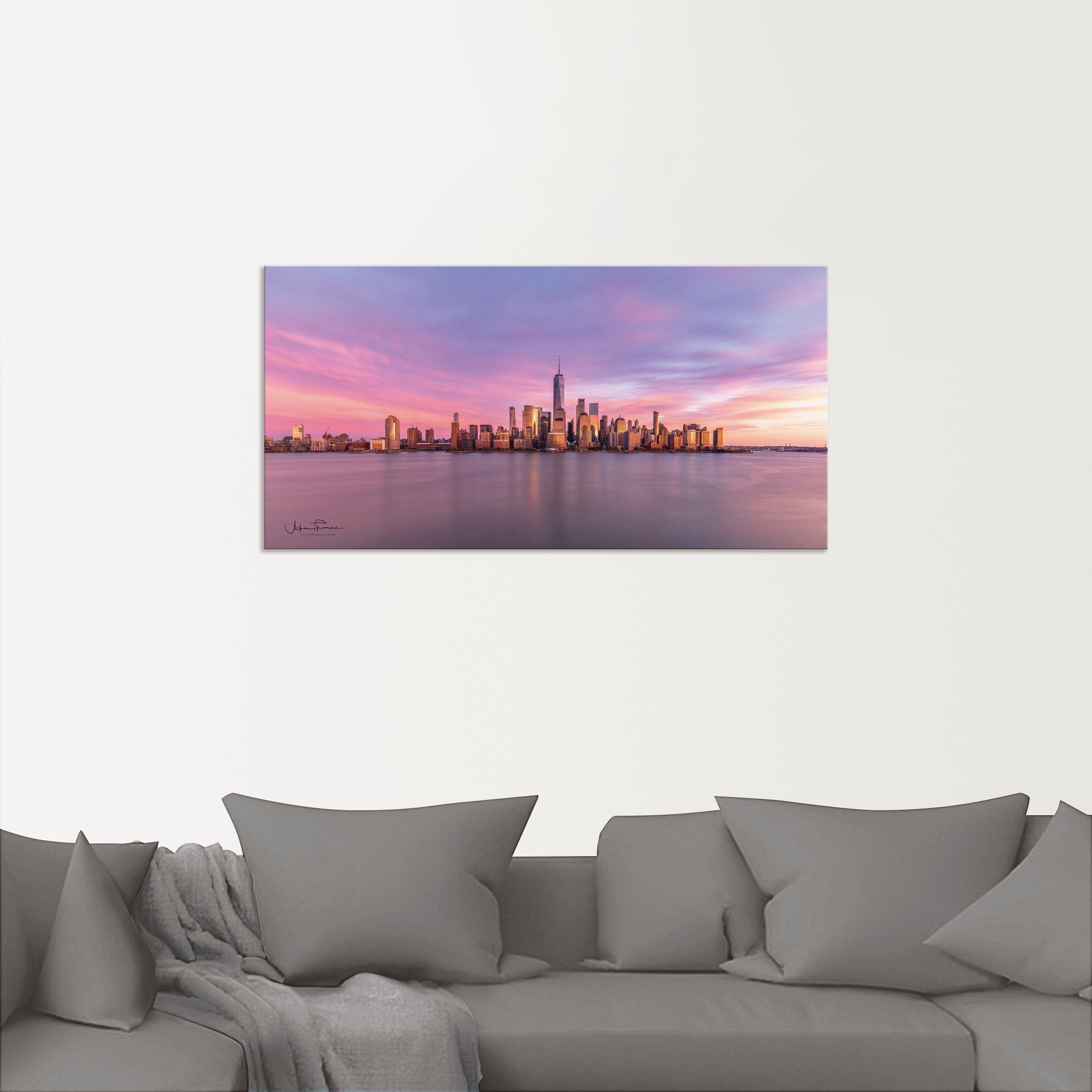 Artland Wandbild »Manhattan Skyline«, New York, (1 St.), als Alubild, Outdoorbild, Leinwandbild in verschied. Größen