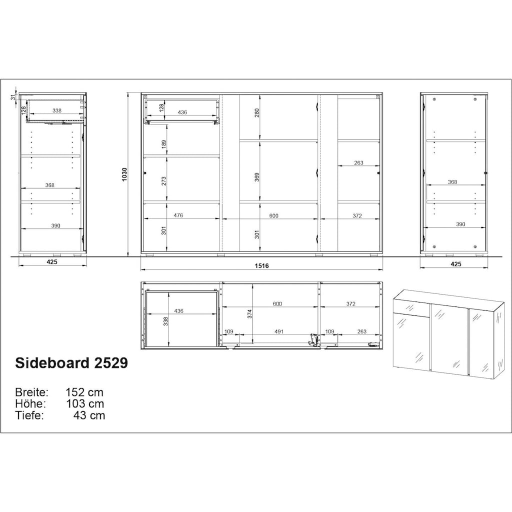 GERMANIA Sideboard »Mesa«