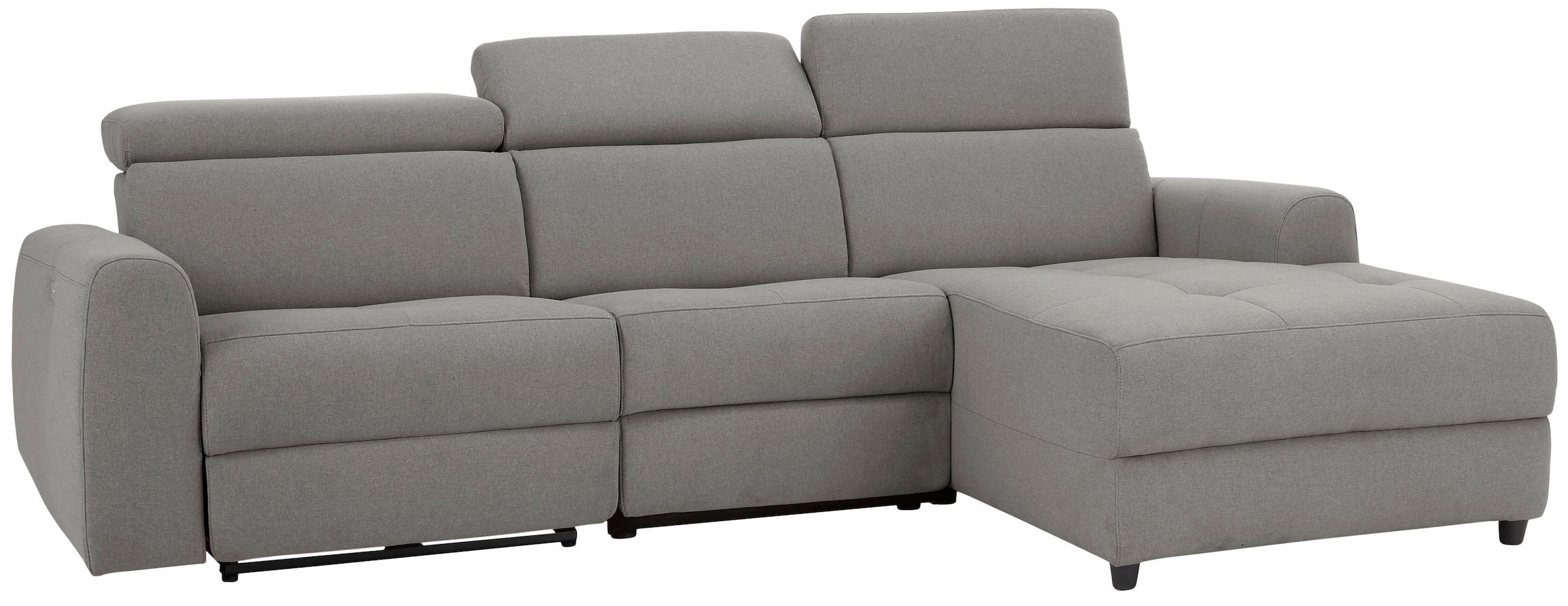 Home affaire Ecksofa »Sentrano, L-Form,«, 275 cm, man. o. elektr. Relaxfunktion und USB/Kopfverstellung