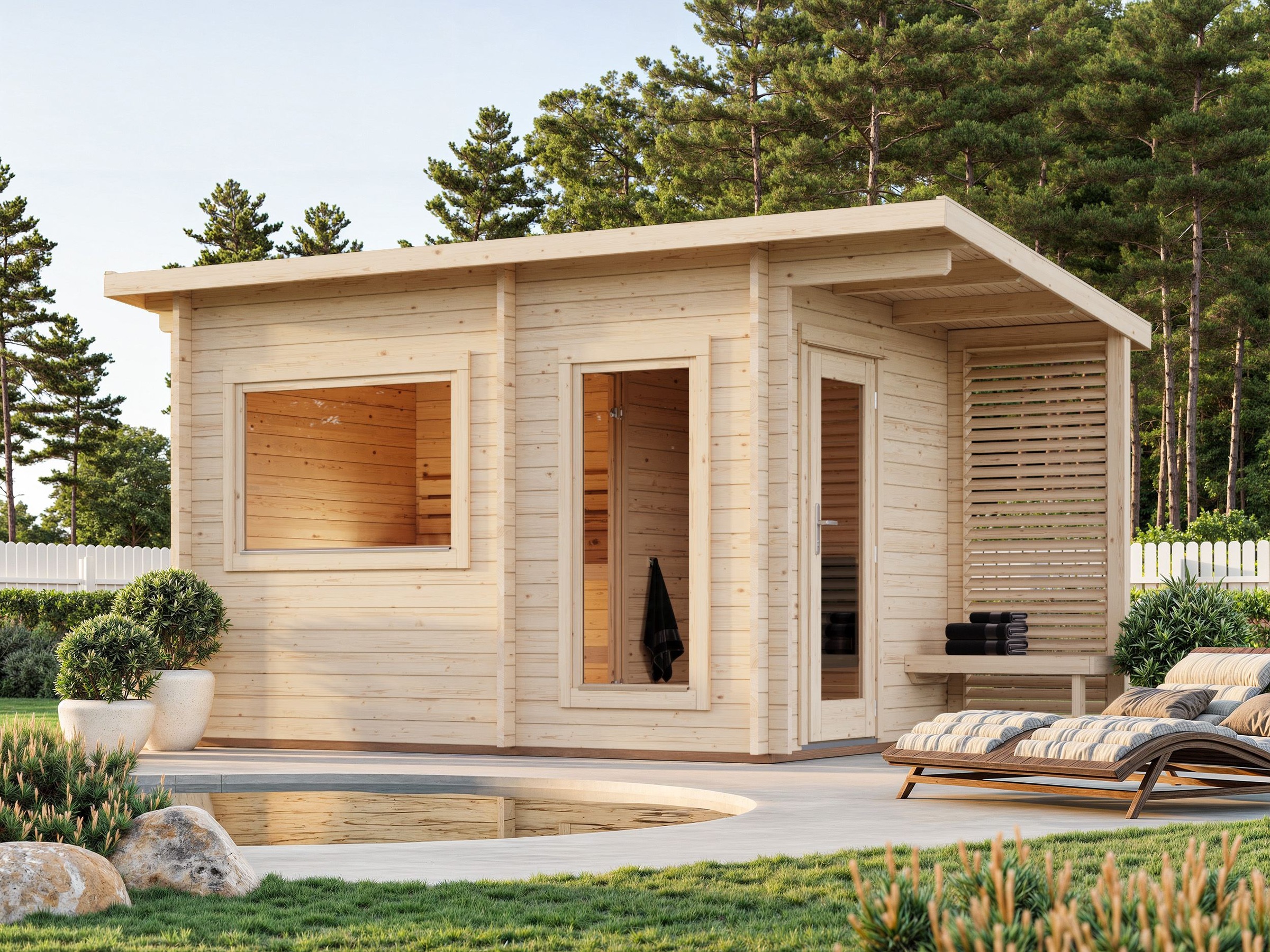 Palmako Sauna »Sanna 6,8 m²«