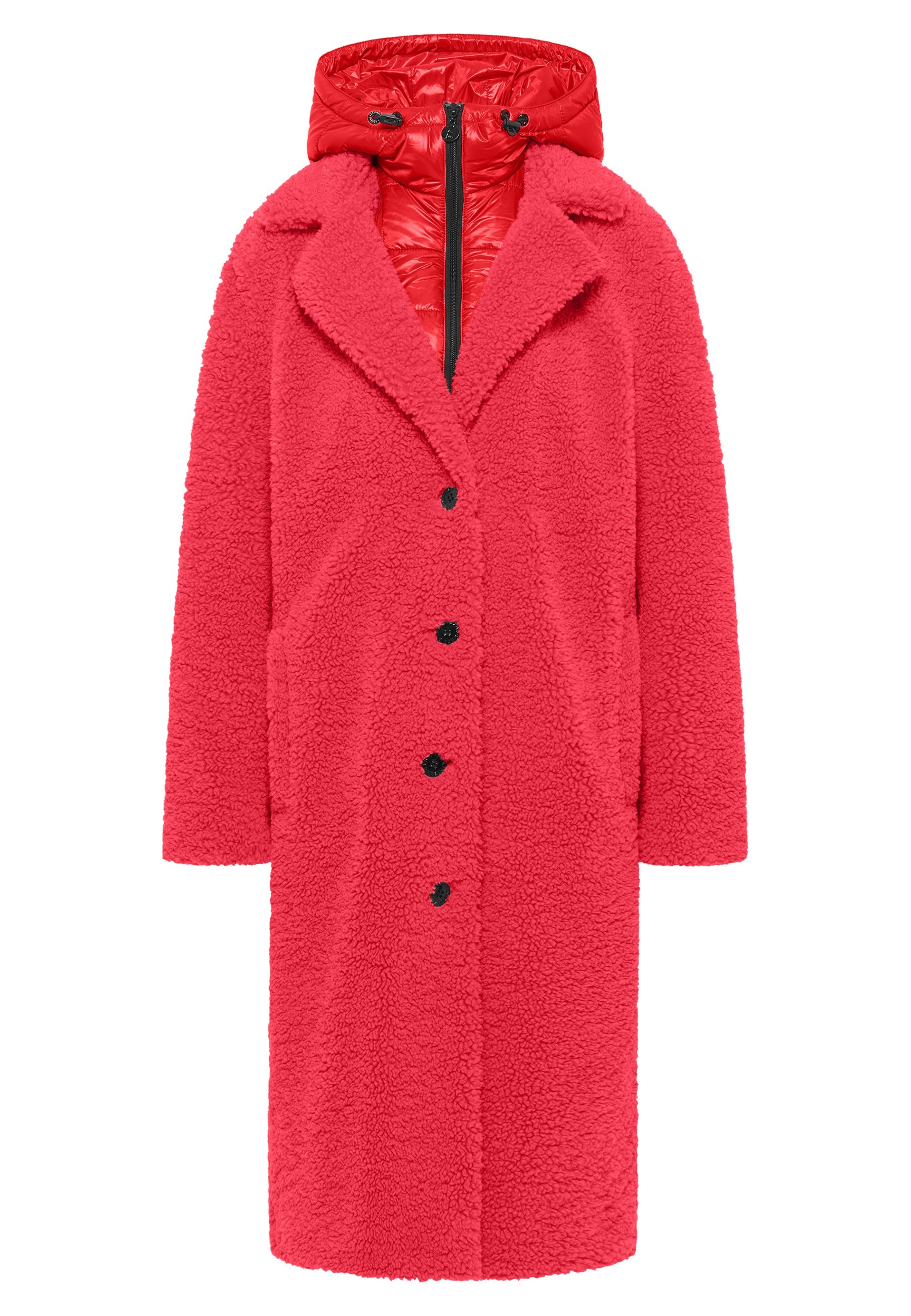 Frieda & Freddies Wintermantel »Fake Fur Coat / Gine2«, mit Taschen