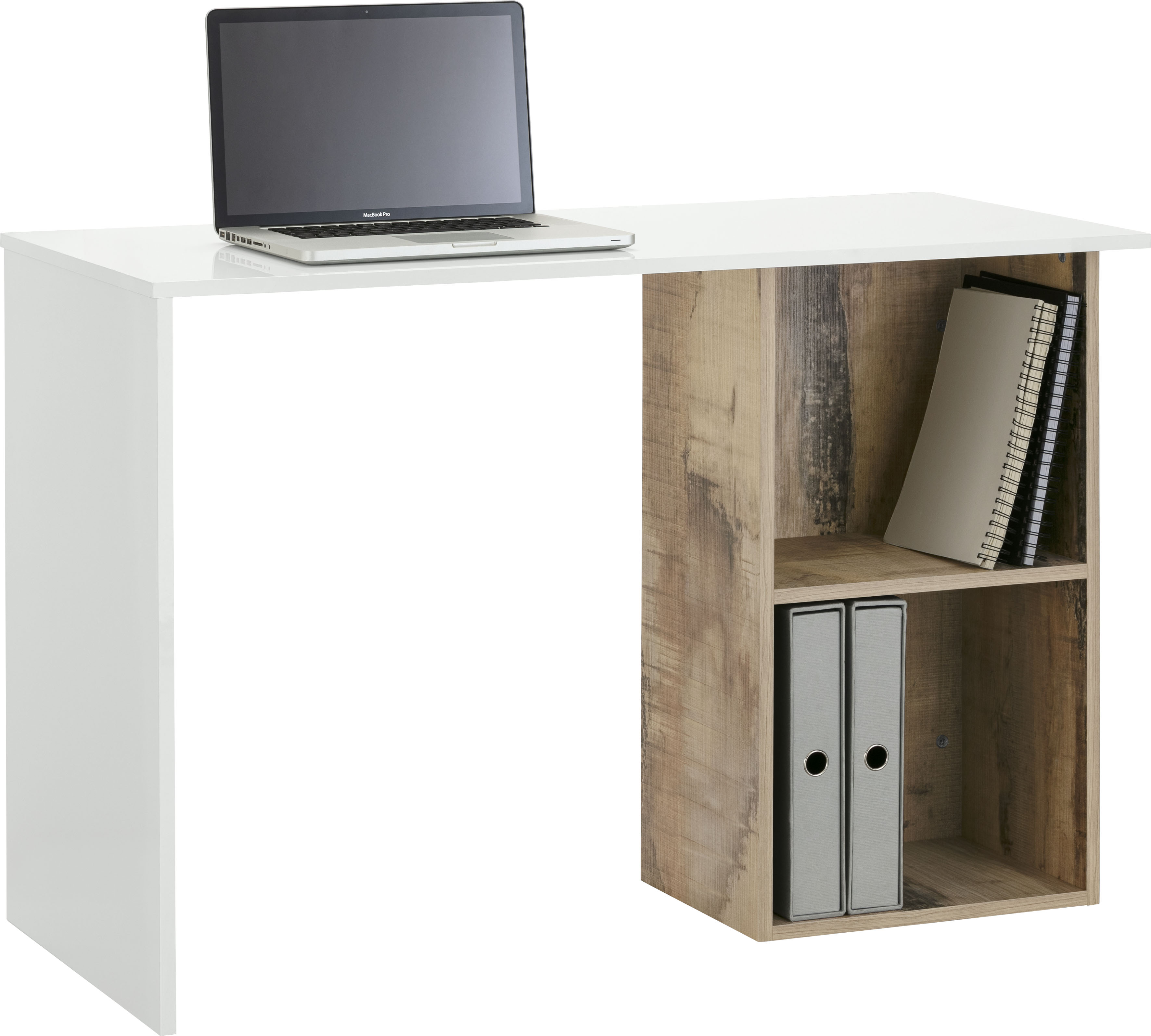 Home affaire 1100000002199 "Conti" Computertisch, modernes zweifarbiges Design, Breite 110 cm