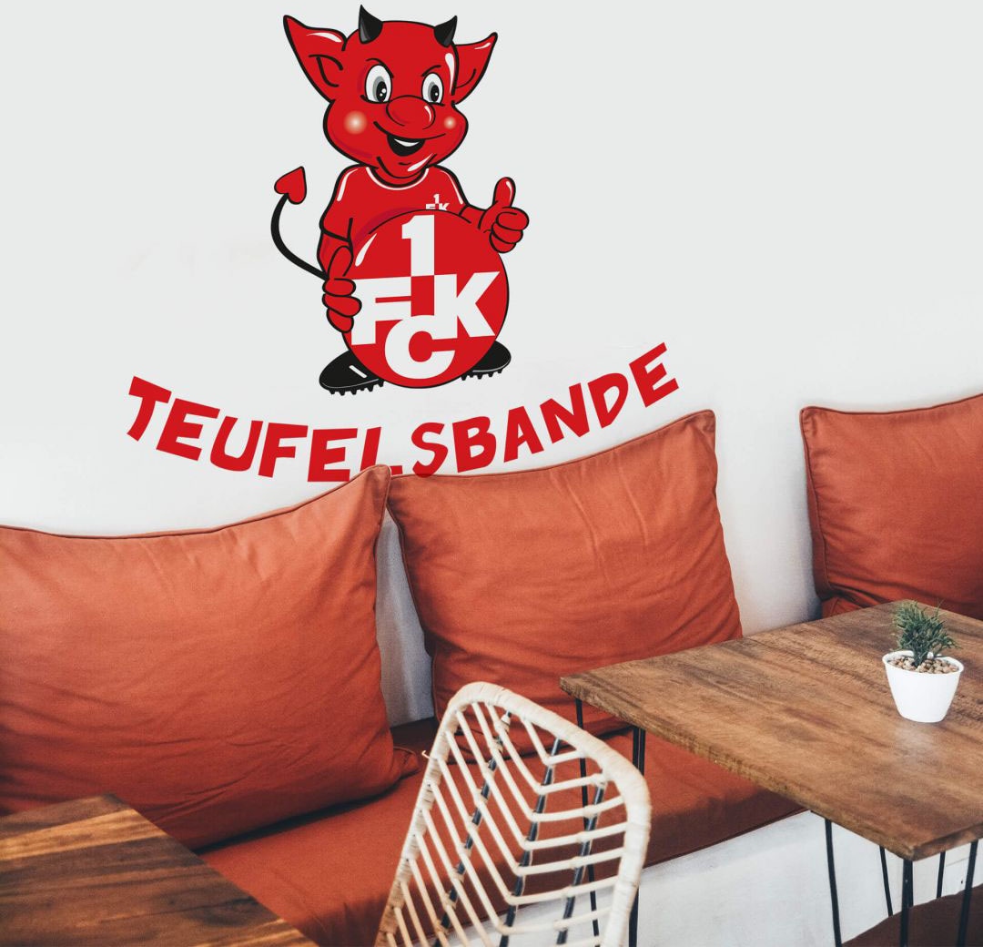 Wall-Art Wandtattoo »1.FC Kaiserslautern (1 | BAUR Teufelsbande«, St.) bestellen