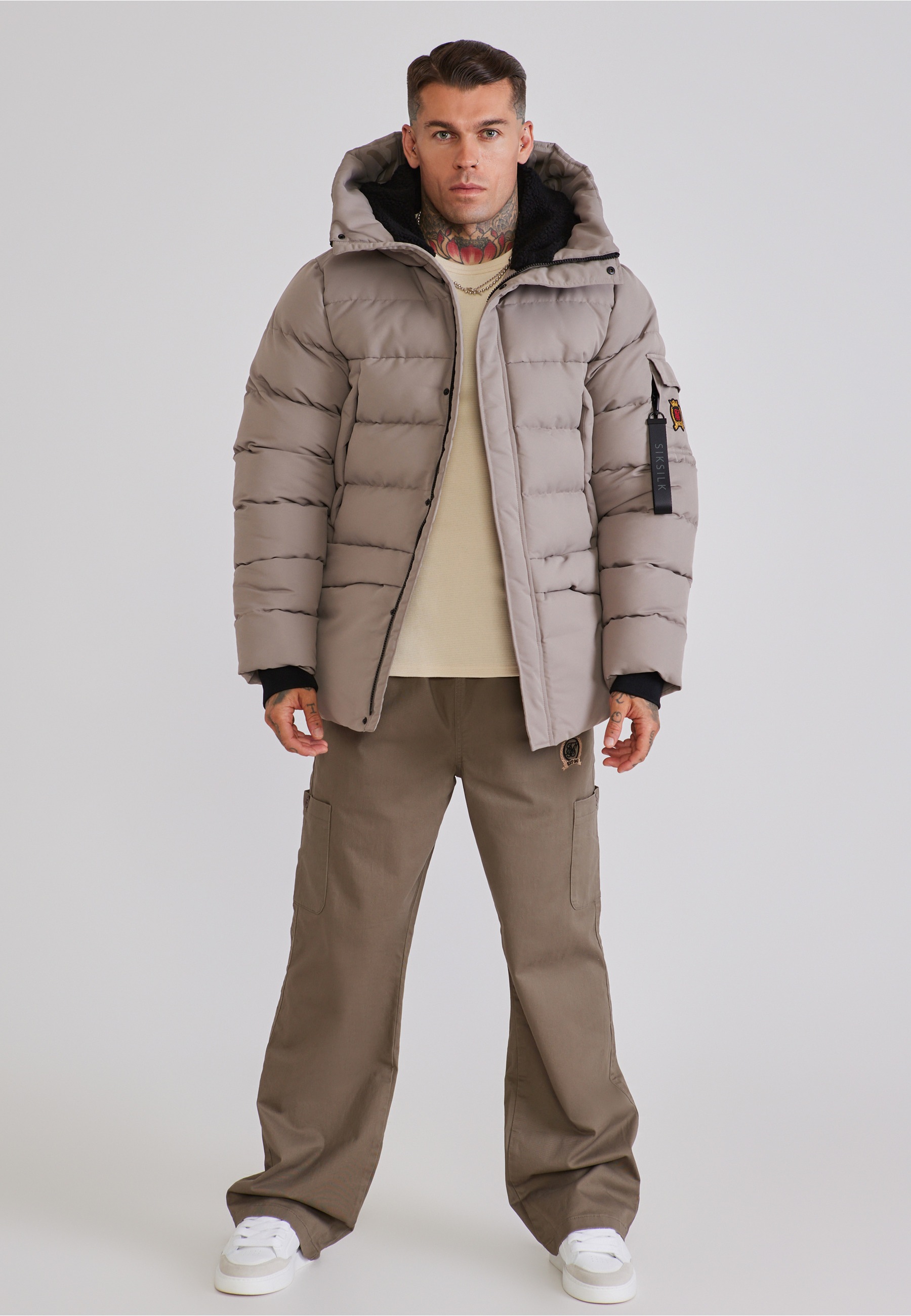 Siksilk Parka »SikSilk Expedition Parka« 1 Stk. tlg. mit Kapuze