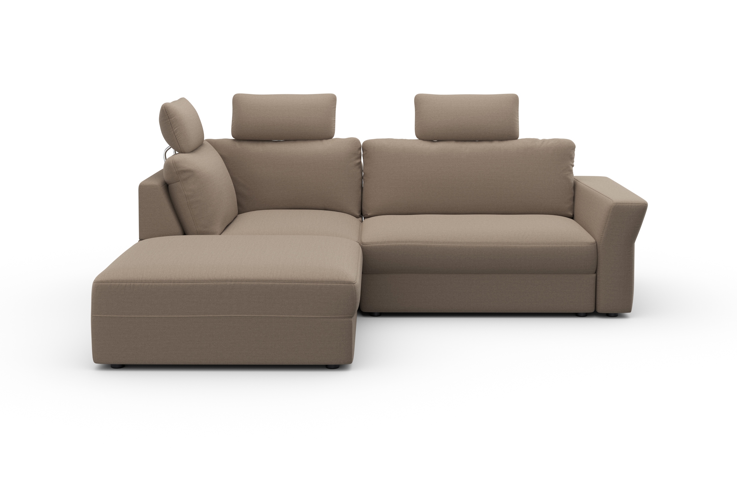 sit&more Ecksofa »Cadabra L-Form«, Breite 243 cm, inklusive Sitztiefenverstellung