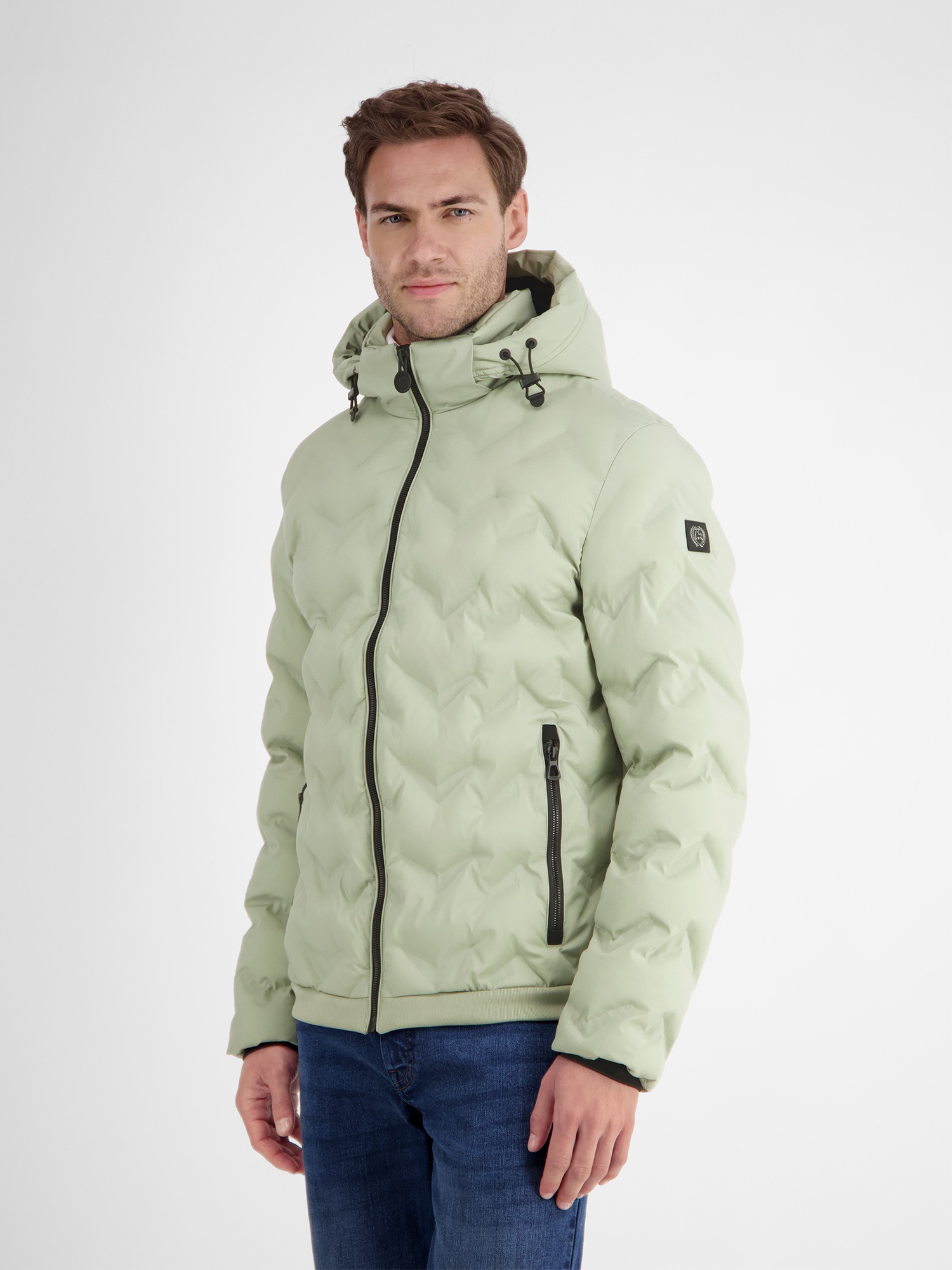 Thumbnail - LERROS Steppjacke "LERROS Herren Funktions-Steppjacke" mit Kapuze Wasser- und windabweisend, atmungsaktiv
