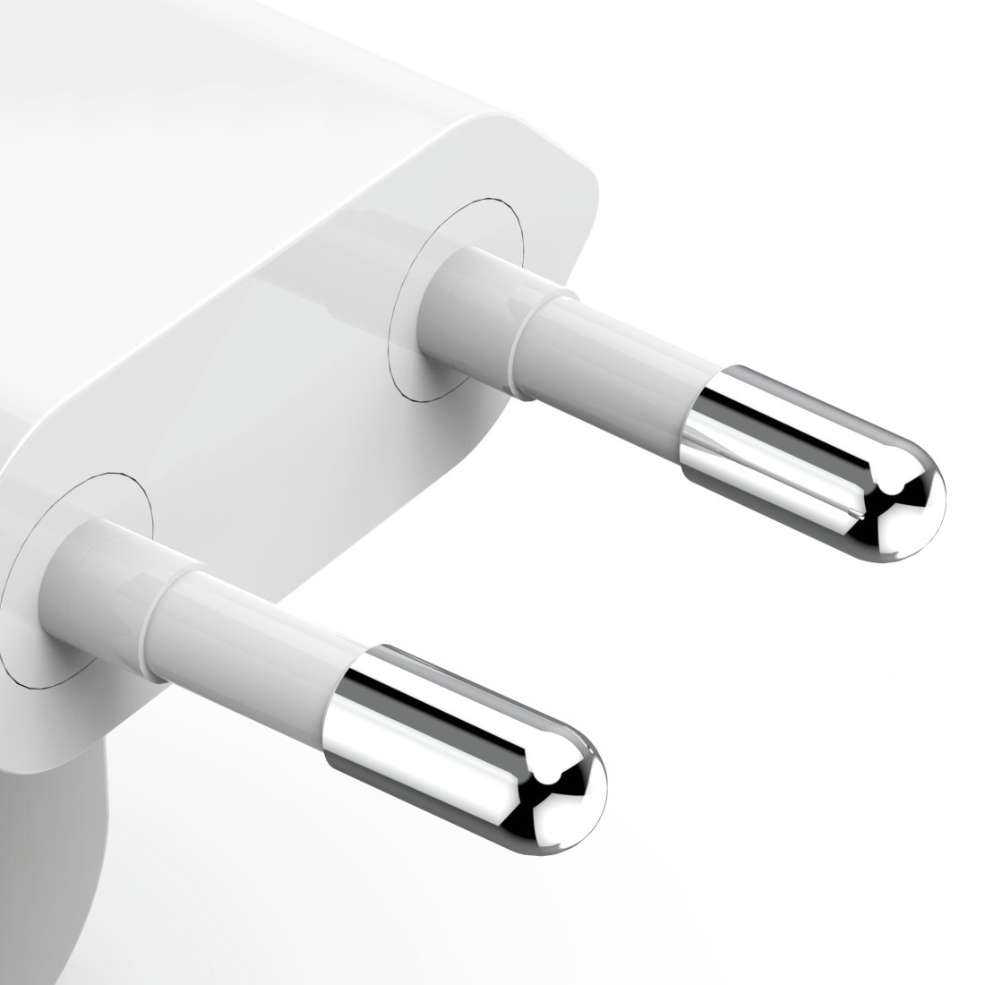 Hama Schnelllade-Gerät »faltbares Mini-Schnellladegerät, 30 Watt, GaN, USB-C, weiß« 1xUSB-C, Power Delivery, Fast Charge, GaN-Technologie, Eurostecker