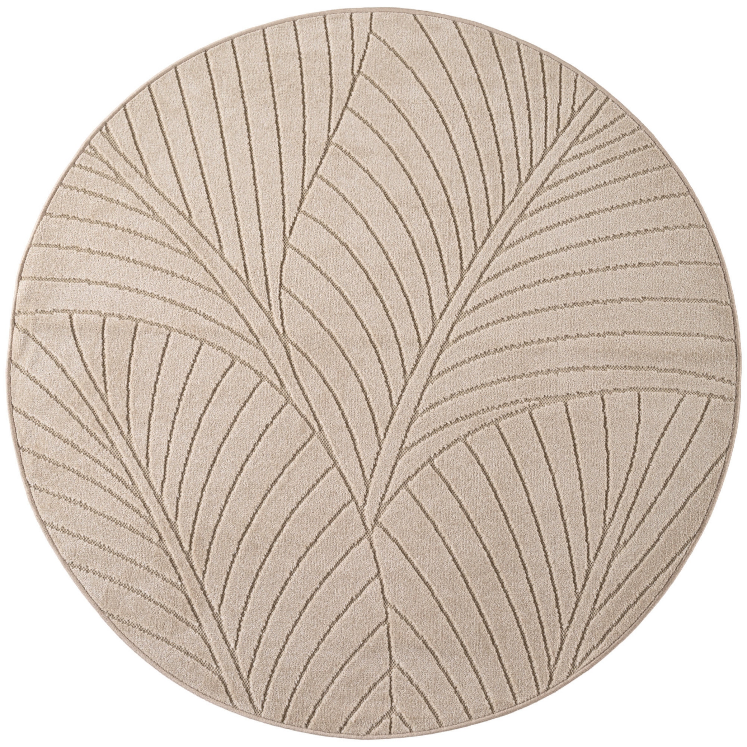 Ayyildiz Teppiche Outdoorteppich »NOVA 1203  ,  auch als Läufer und Rund« rund 8 mm Höhe Material aus schmutzabweisendem Polypropylen, In-/Outdoor geeignet