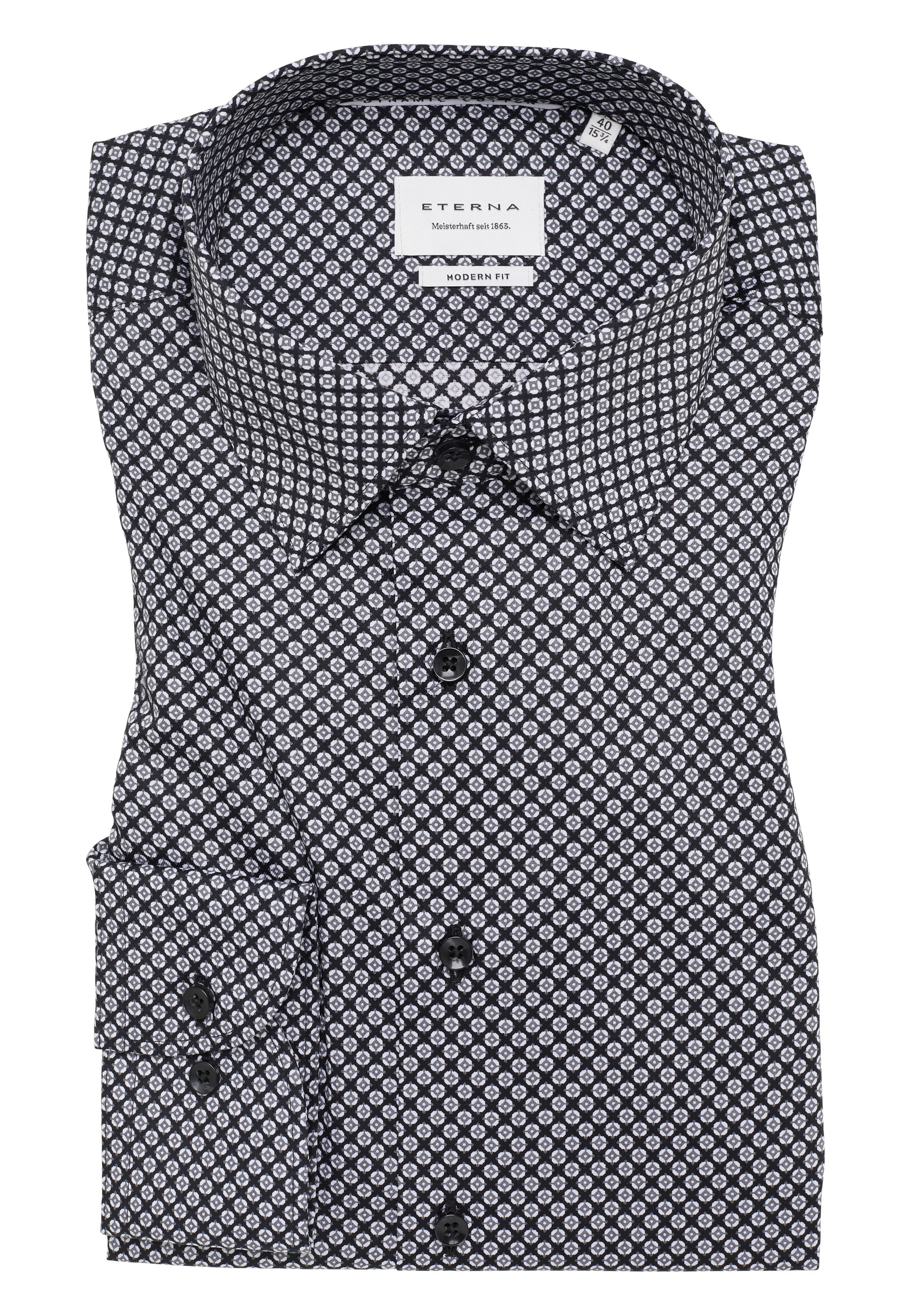 Eterna Langarmhemd »MODERN FIT«, NON IRON (bügelfrei)