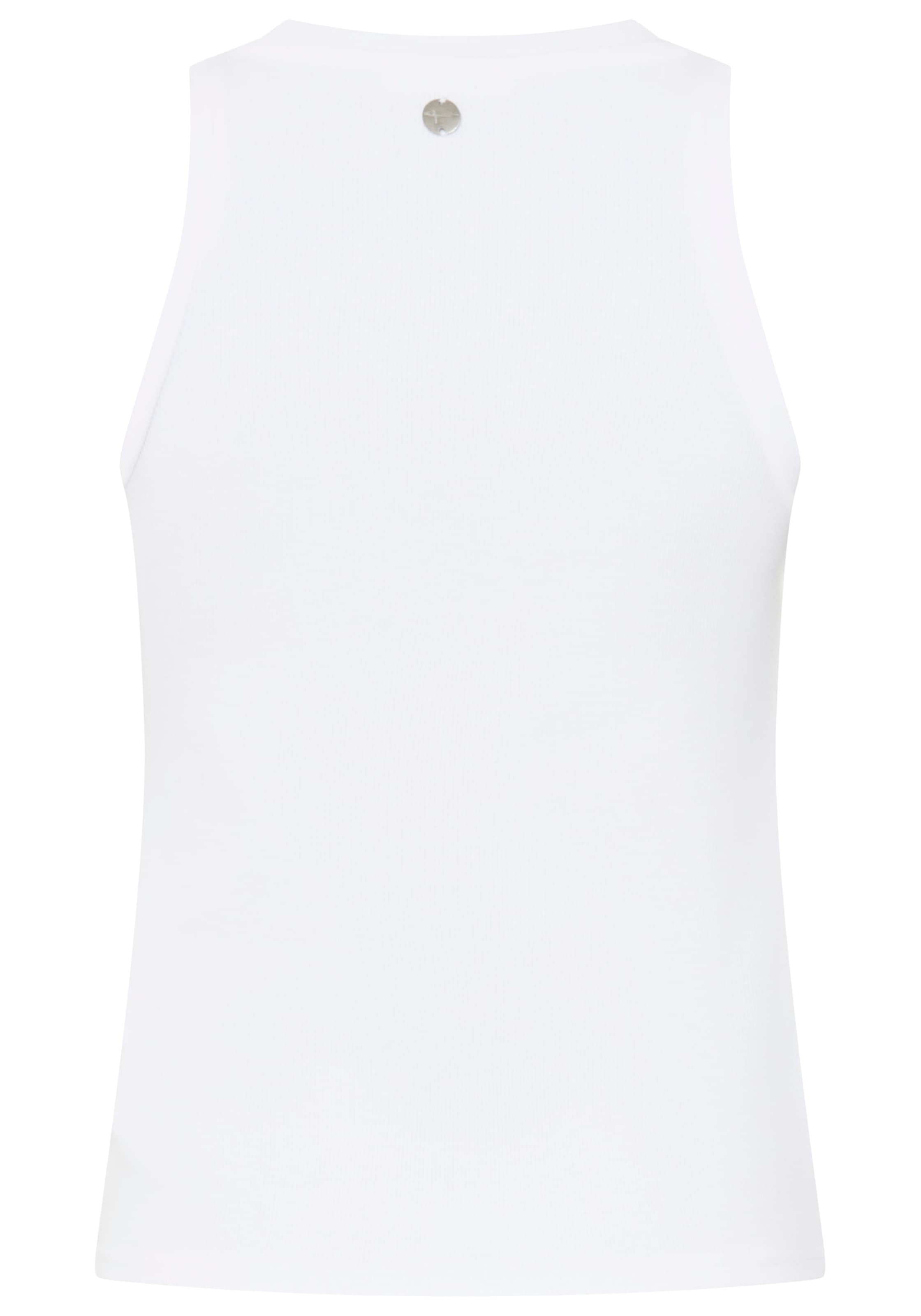 Tamaris Tanktop in moderner Shape aus Rippe