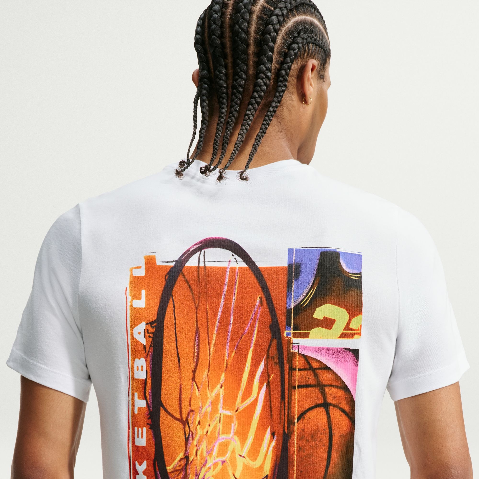 Nike T-Shirt »Nike Men's Basketball T-Shirt« mit Rundhalsausschnitt, aus Baumwolle, normale Länge