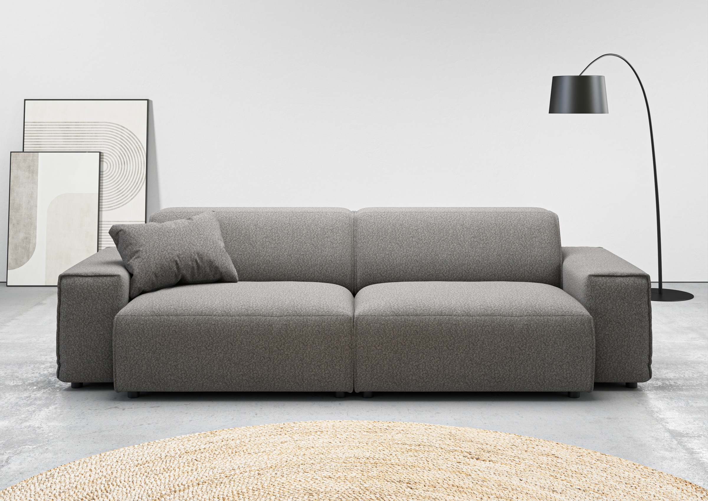 andas Big-Sofa »Glimminge  auch in Breitcord, Feincord + Easy care-Bezug,«, besondere Kedernähte Zierkissen
