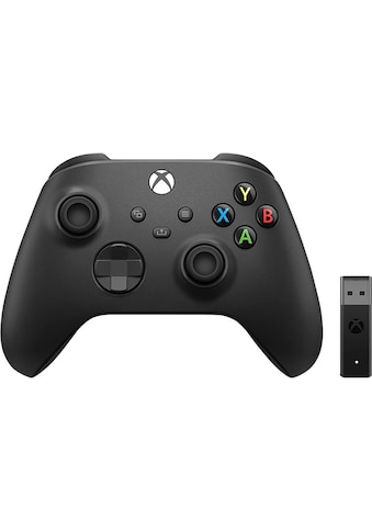 Xbox Wireless-Controller »Carbon Black«, inkl. Wireless Adapter für Windows 10 kaufen