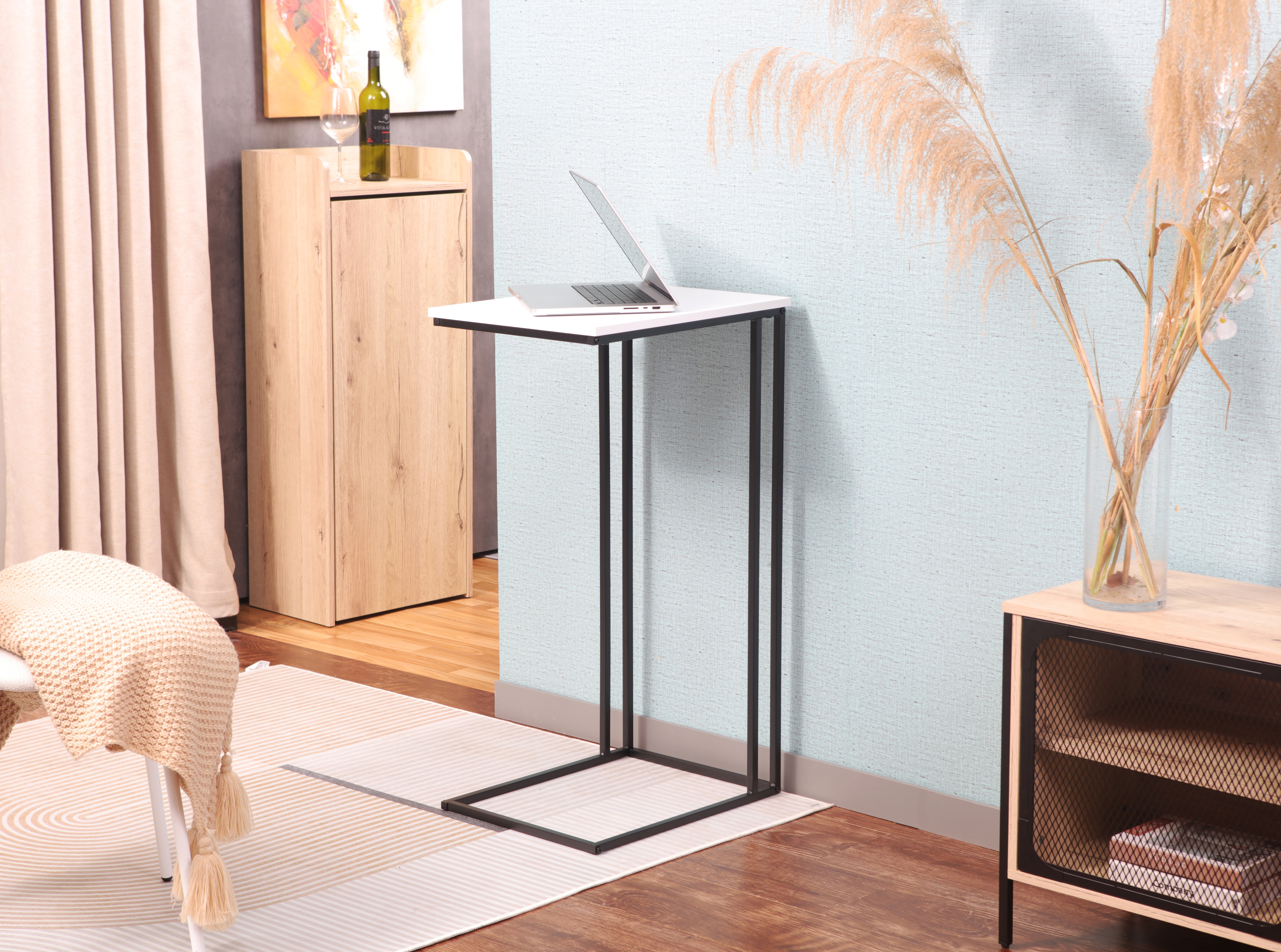 Thumbnail - INOSIGN Beistelltisch "Sterling" 1 Stk. tlg. Nachttisch für ein Boxspringbett - Couchtisch (B/T/H): 50/40/91 cm