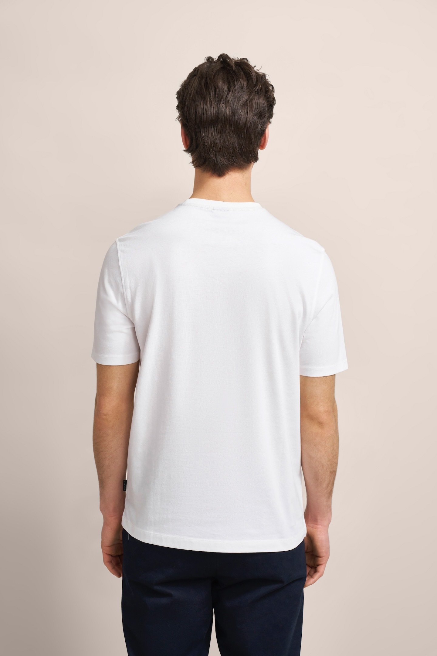 bugatti T-Shirt mit gummiertem Logo-Print