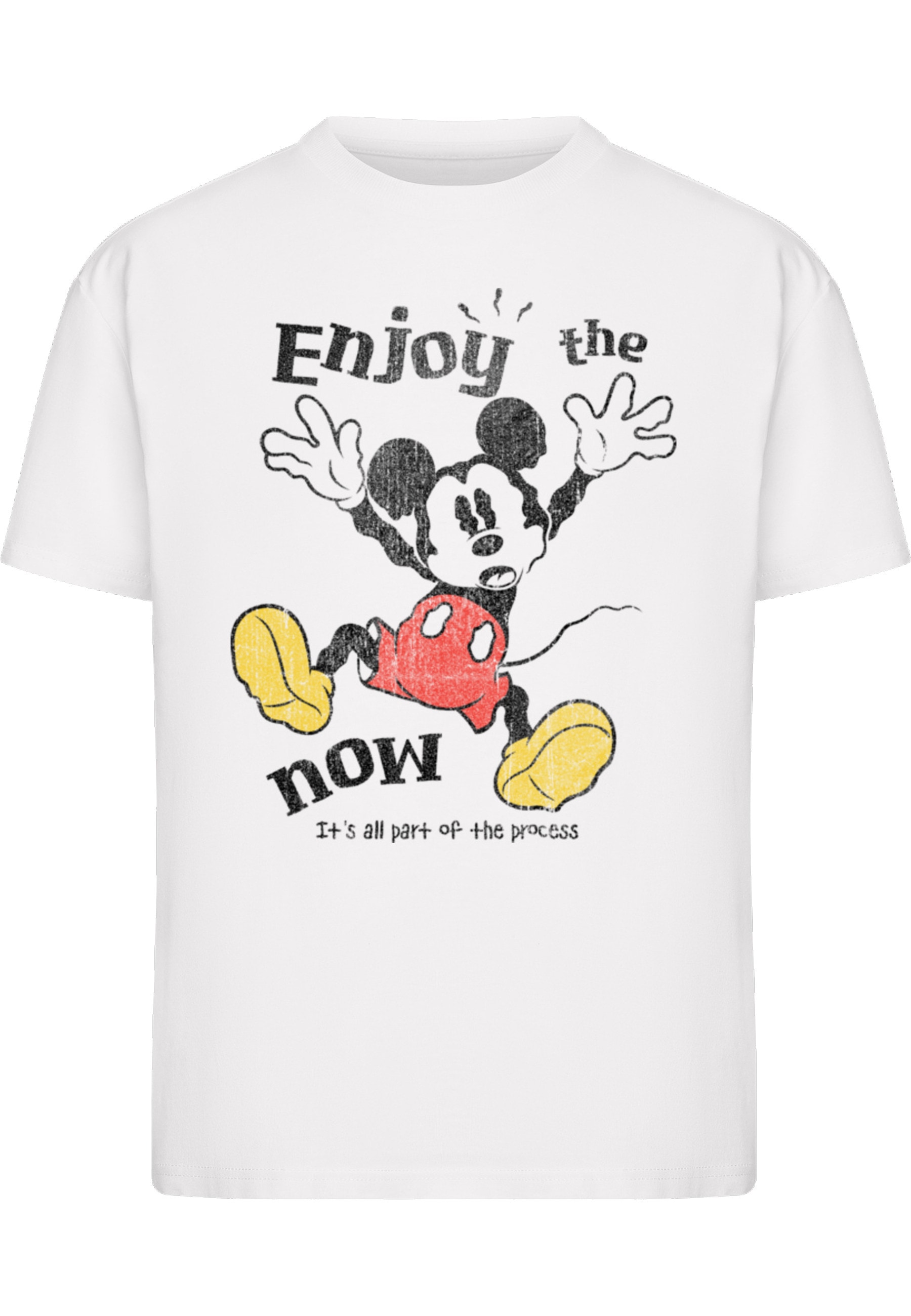 Merchcode T-Shirt "Merchcode Mickey Mouse Enjoy The Now Tee" 1 Stk. günstig online kaufen