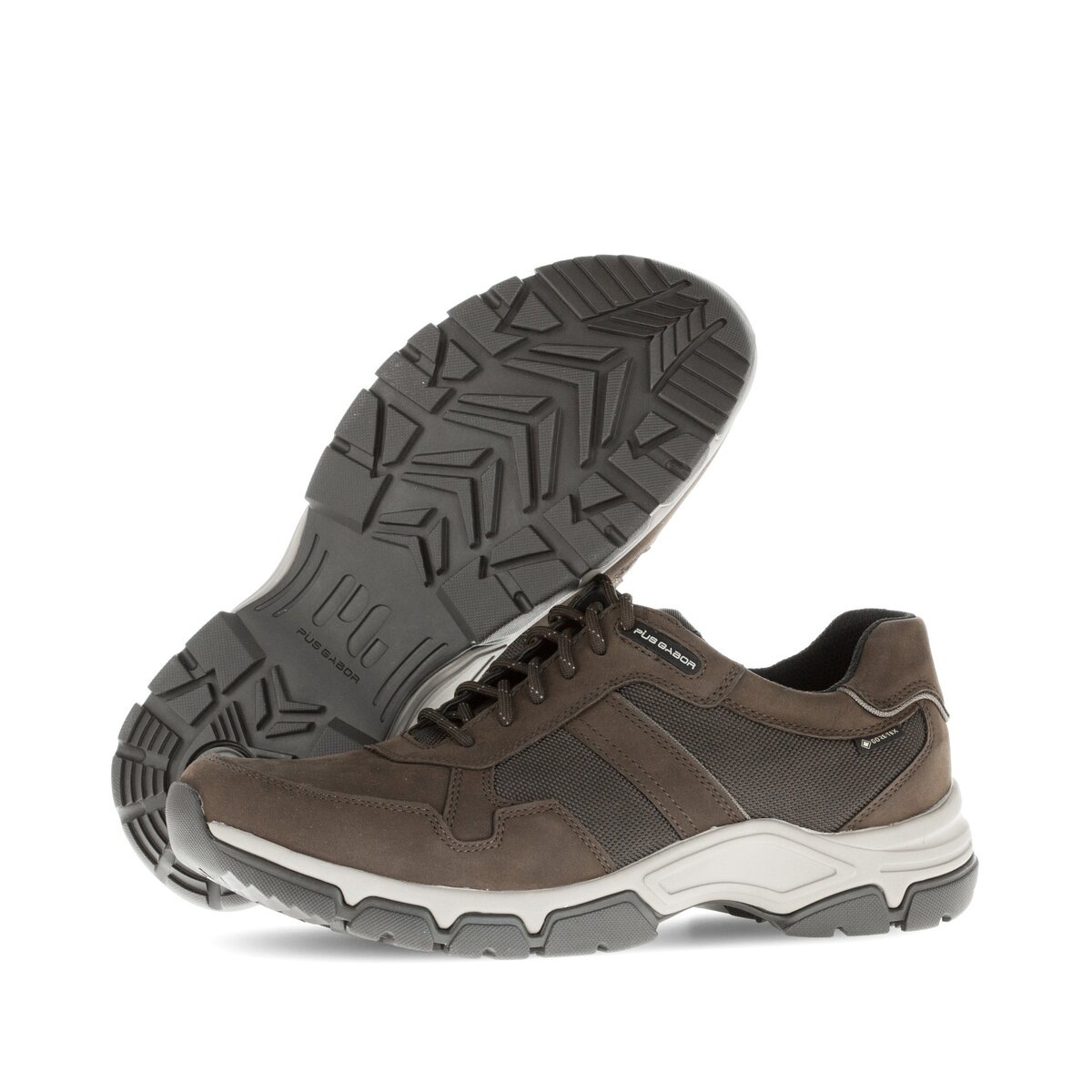 Sneaker GABOR "Sneaker low", Herren, Gr. 47, braun, Schuhe Sneaker 6