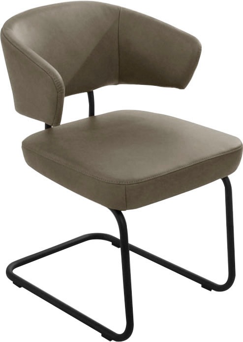 K+W Komfort & Wohnen Freischwinger "Mikkado Tube" () 1 Stk.abgerundeter Rüc günstig online kaufen