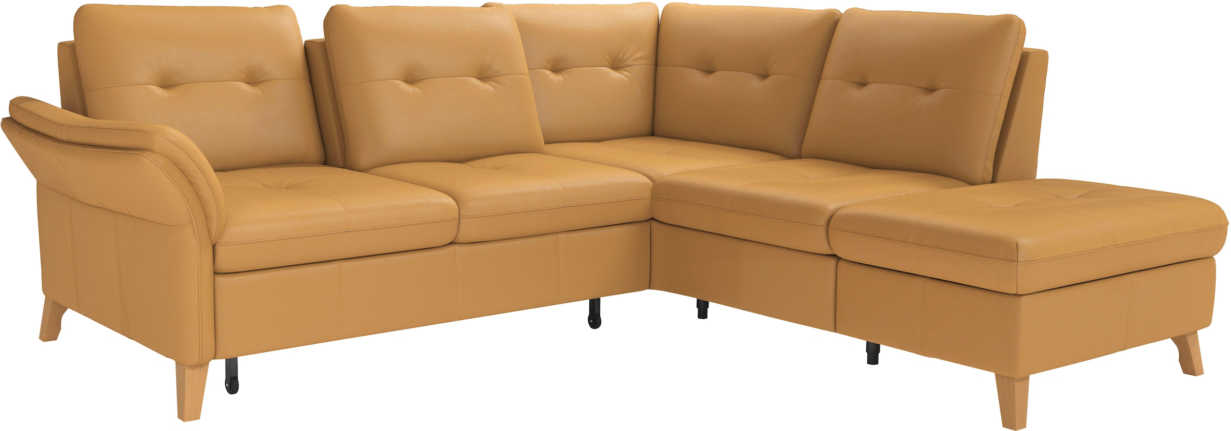 sit&more Ecksofa »Göteborg«, inkl. Sitztiefenverstellung, wahlweise mit Bettfunktion & Bettkasten