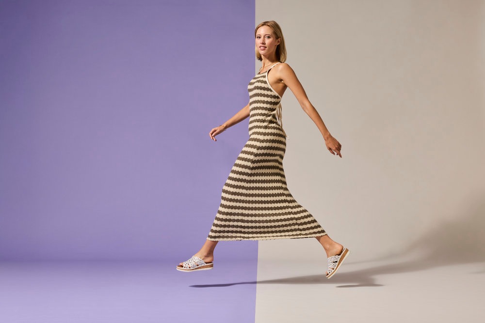 Rieker Pantolette  Sommerschuh, Hausschuh, Keilabsatz, mit Glitzersteine