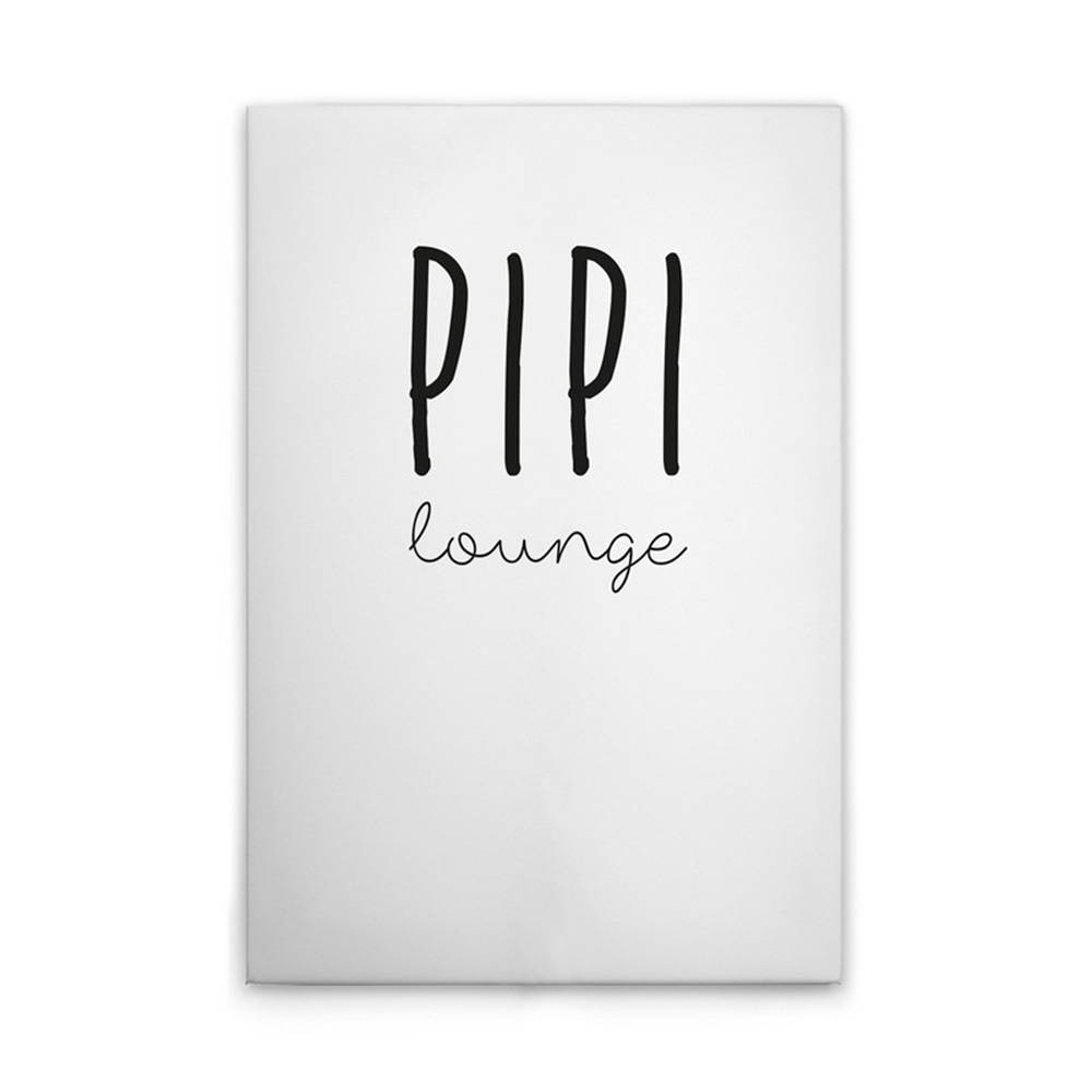 A.S. Création Leinwandbild "PipiLounge - Wandbild Schwarz Weiß Keilrahmen K günstig online kaufen