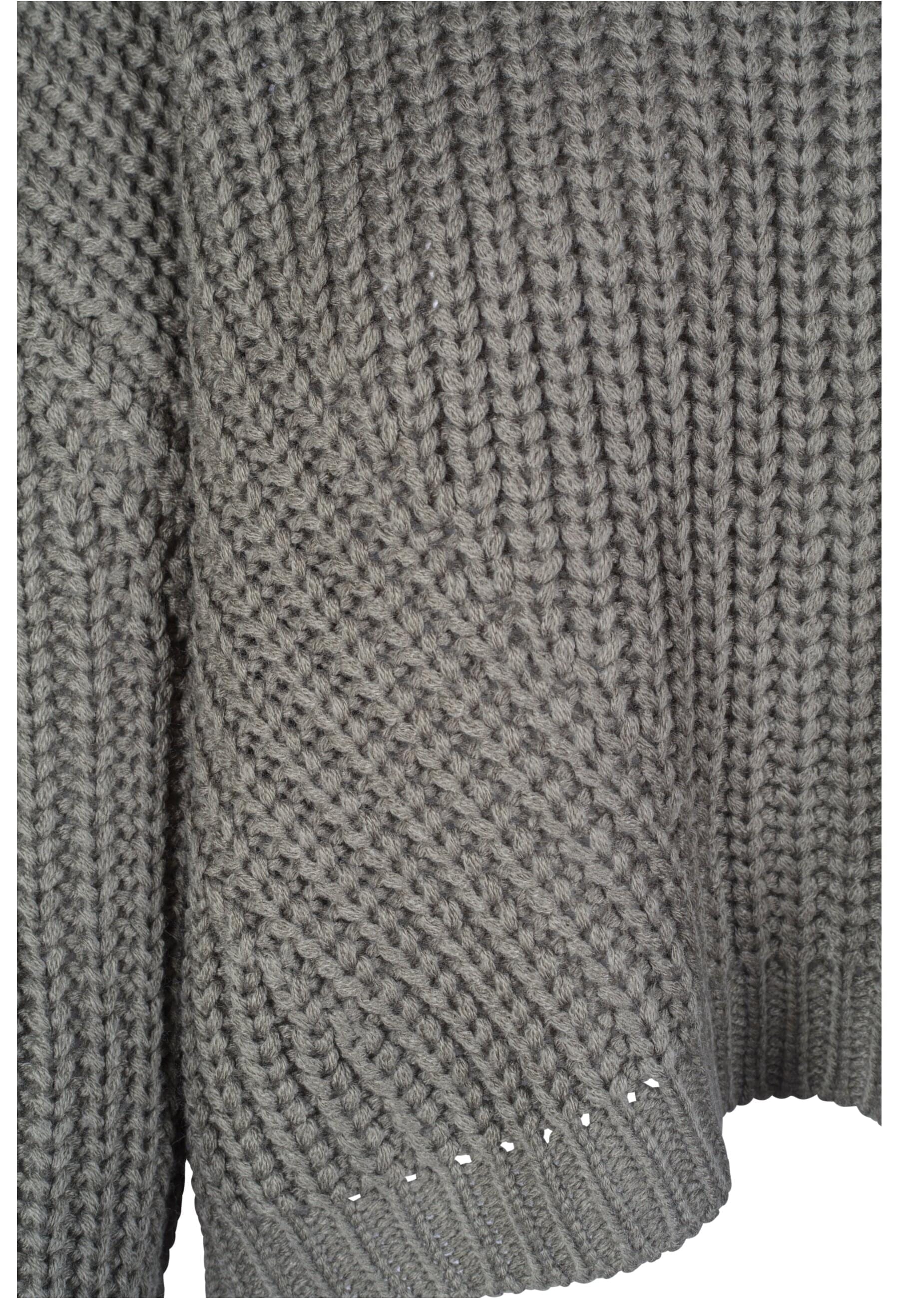 URBAN CLASSICS Rundhalspullover »Urban Classics Damen Ladies Wide Oversize Sweater«, (1 tlg.)