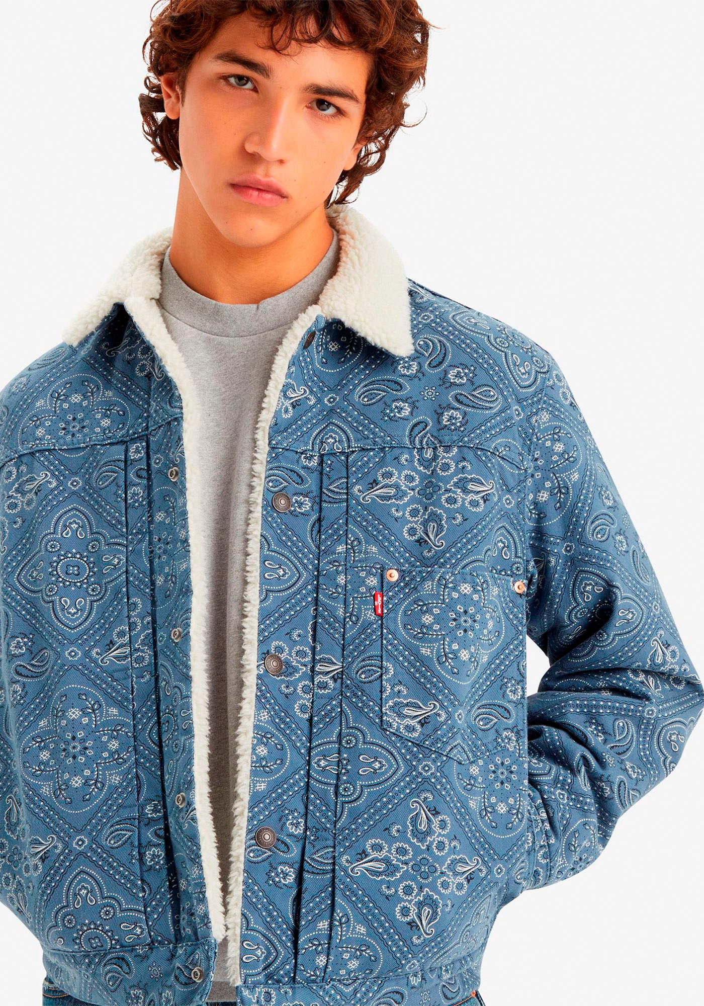 Levi's® Jeansjacke »TYPE 1 SHERPA TRUCKER BLUES«