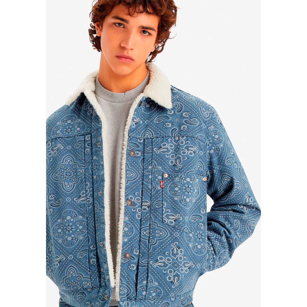 Levi's® Jeansjacke »TYPE 1 SHERPA TRUCKER BLUES«