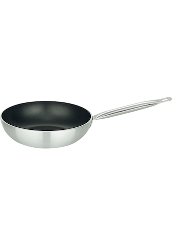 Wok »Bistro-Line«, Aluminium, (1 tlg.), langer, handlicher Edelstahl Profi Griff, Ø 28...