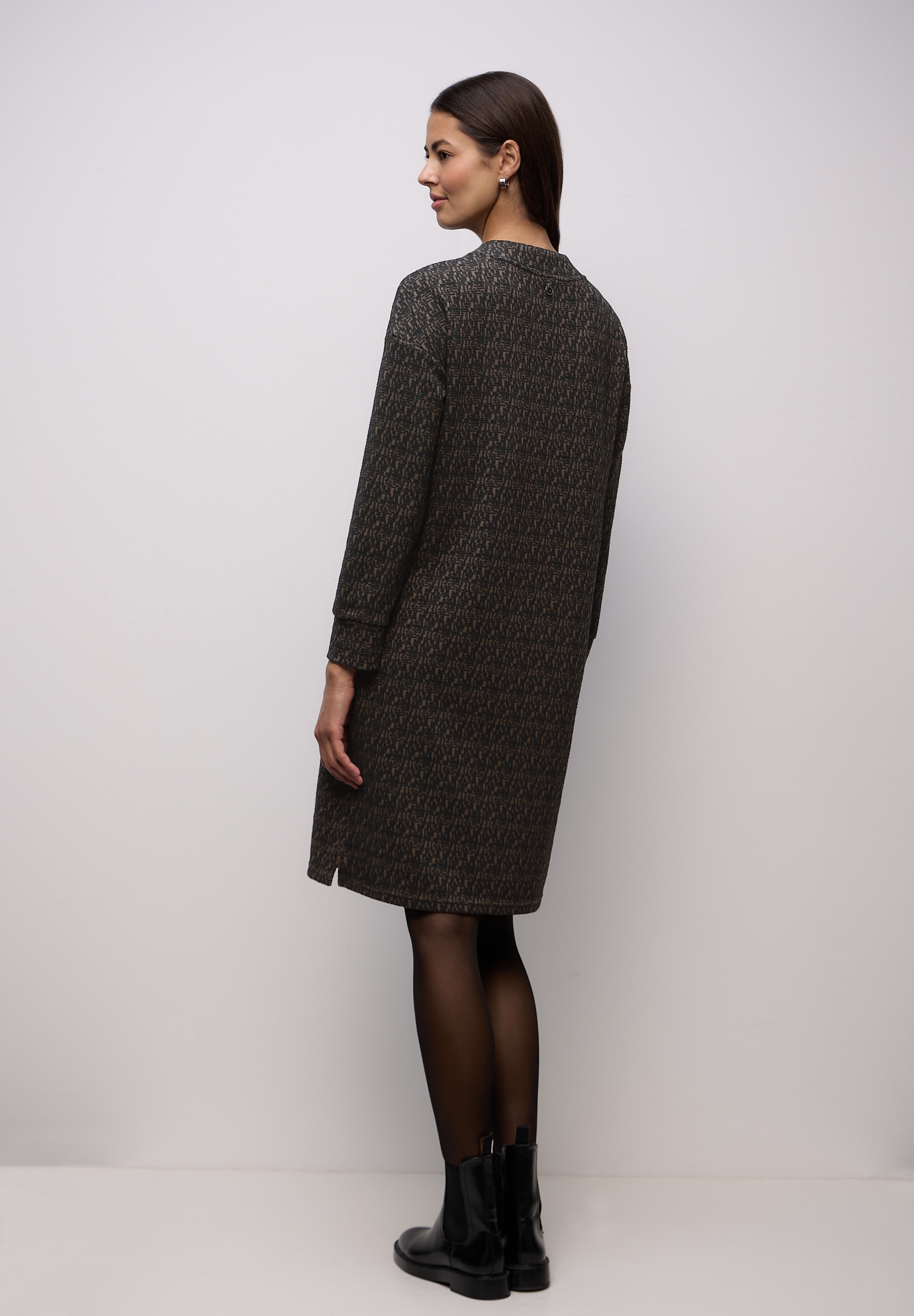 STREET ONE Midikleid Ohne Taschen mit grafischem Muster günstig online kaufen