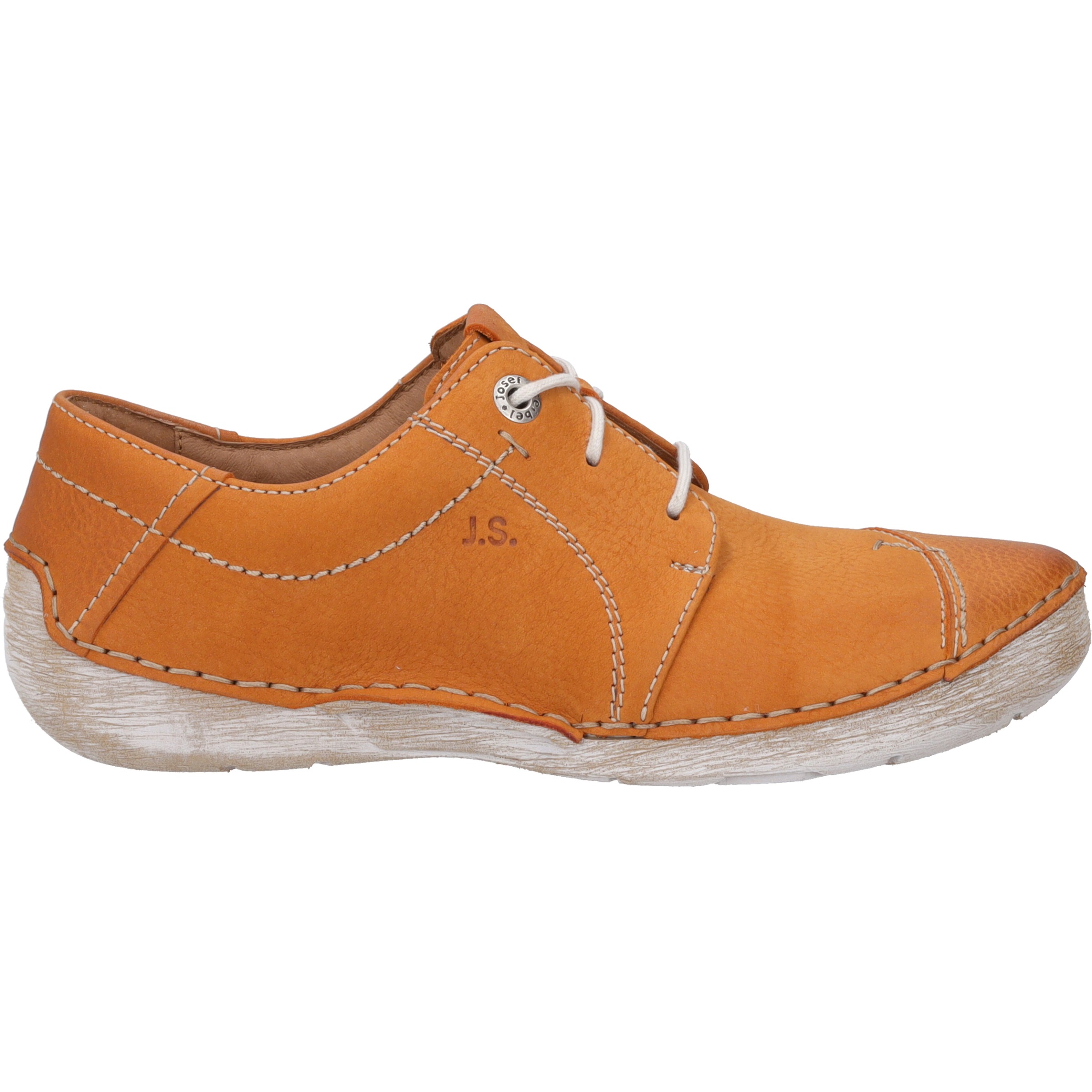 Josef Seibel Schnürschuh "Fergey 20, orange-kombi" günstig online kaufen