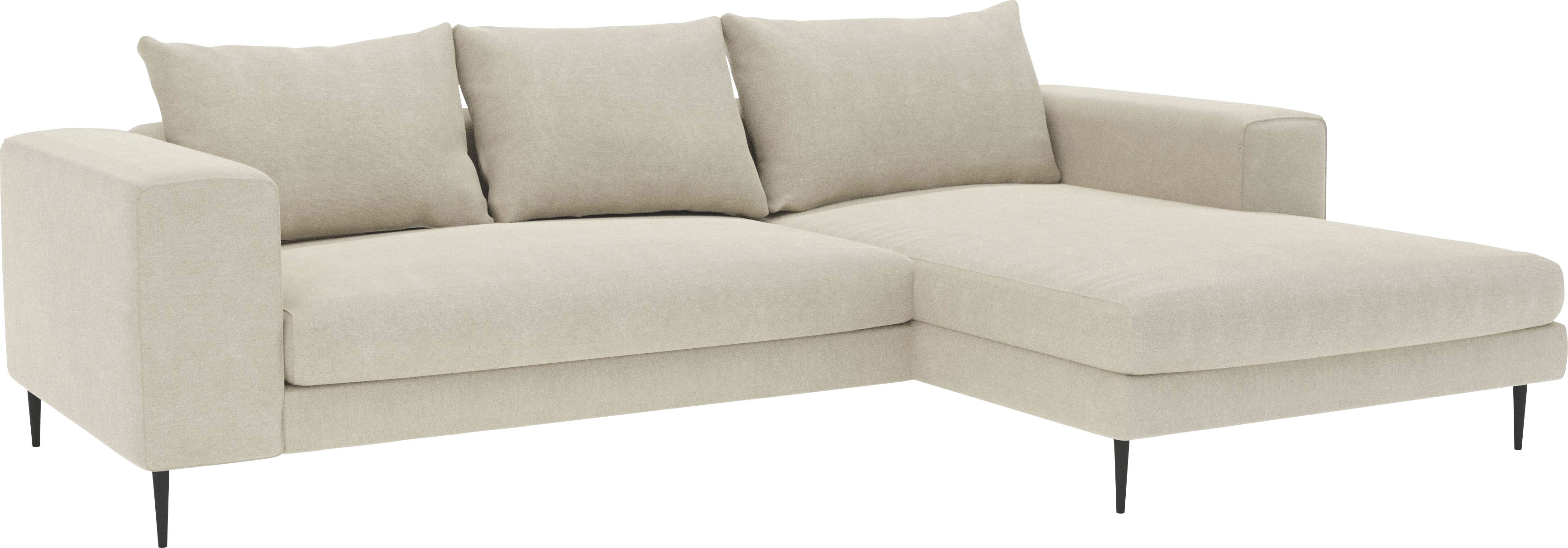 Thumbnail - Home affaire Ecksofa "Aurora, L-Form, mit extra breiter Recamiere, 324 x 170 cm (BxT)" Designsofa mit tollem Sitzkomfort...