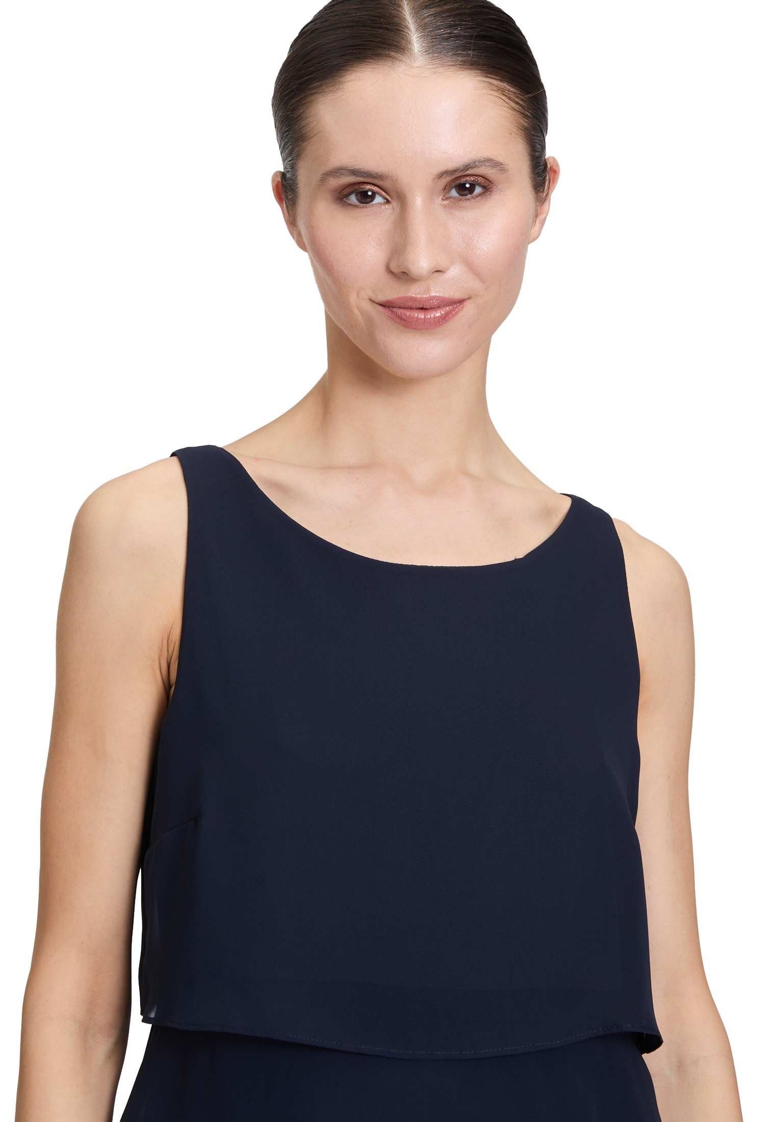 Vera Mont Cocktailkleid »Damen Cocktailkleid mit Volant« Ohne Tasche Volant