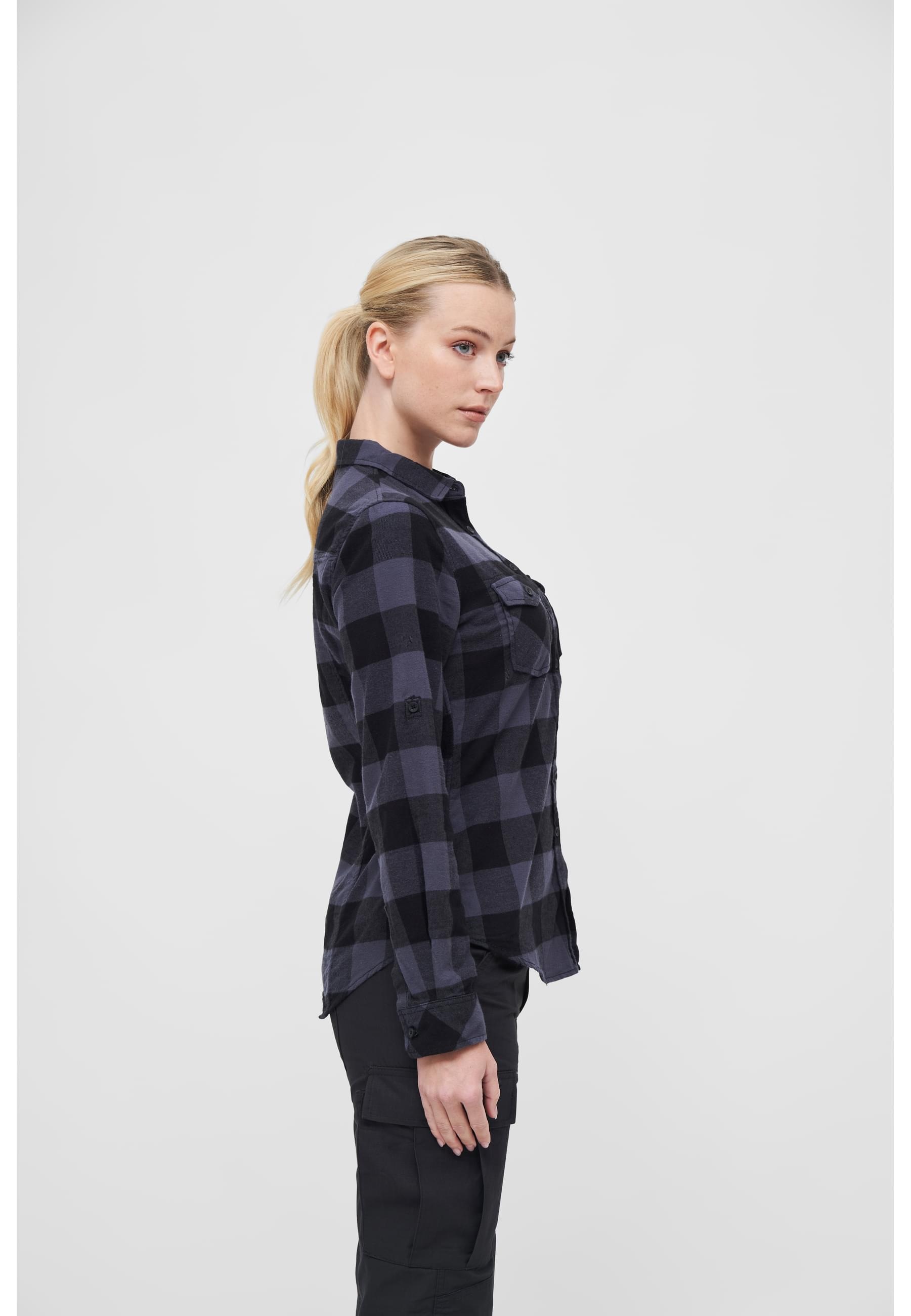 Brandit Langarmhemd »Brandit Damen Amy Flanell Shirt GIRLS«, (1 tlg.)