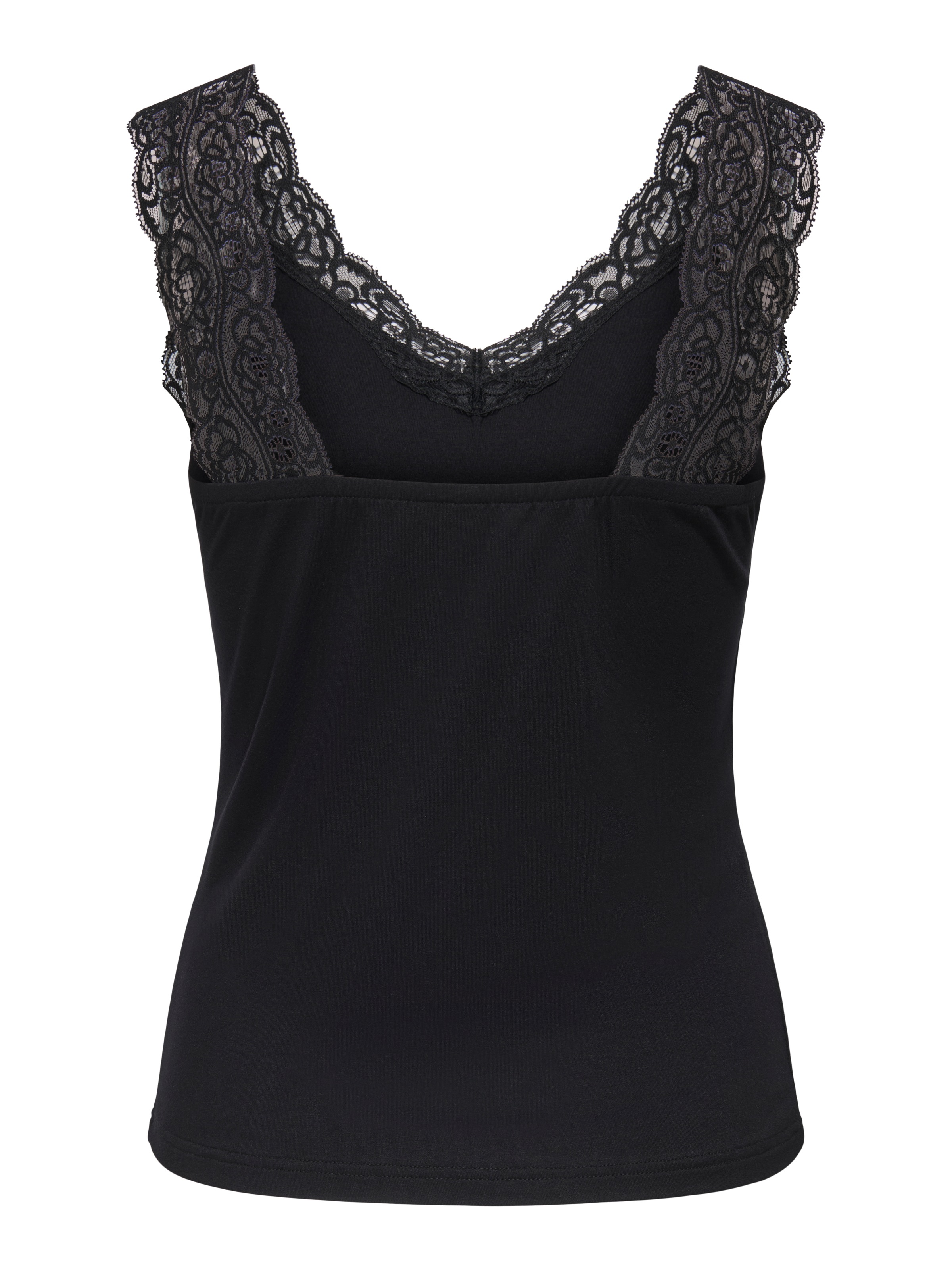 ONLY Spitzentop »ONLLUNI TANK TOP WITH LACE DETAIL CS JRS« Viskosemischung, regular fit