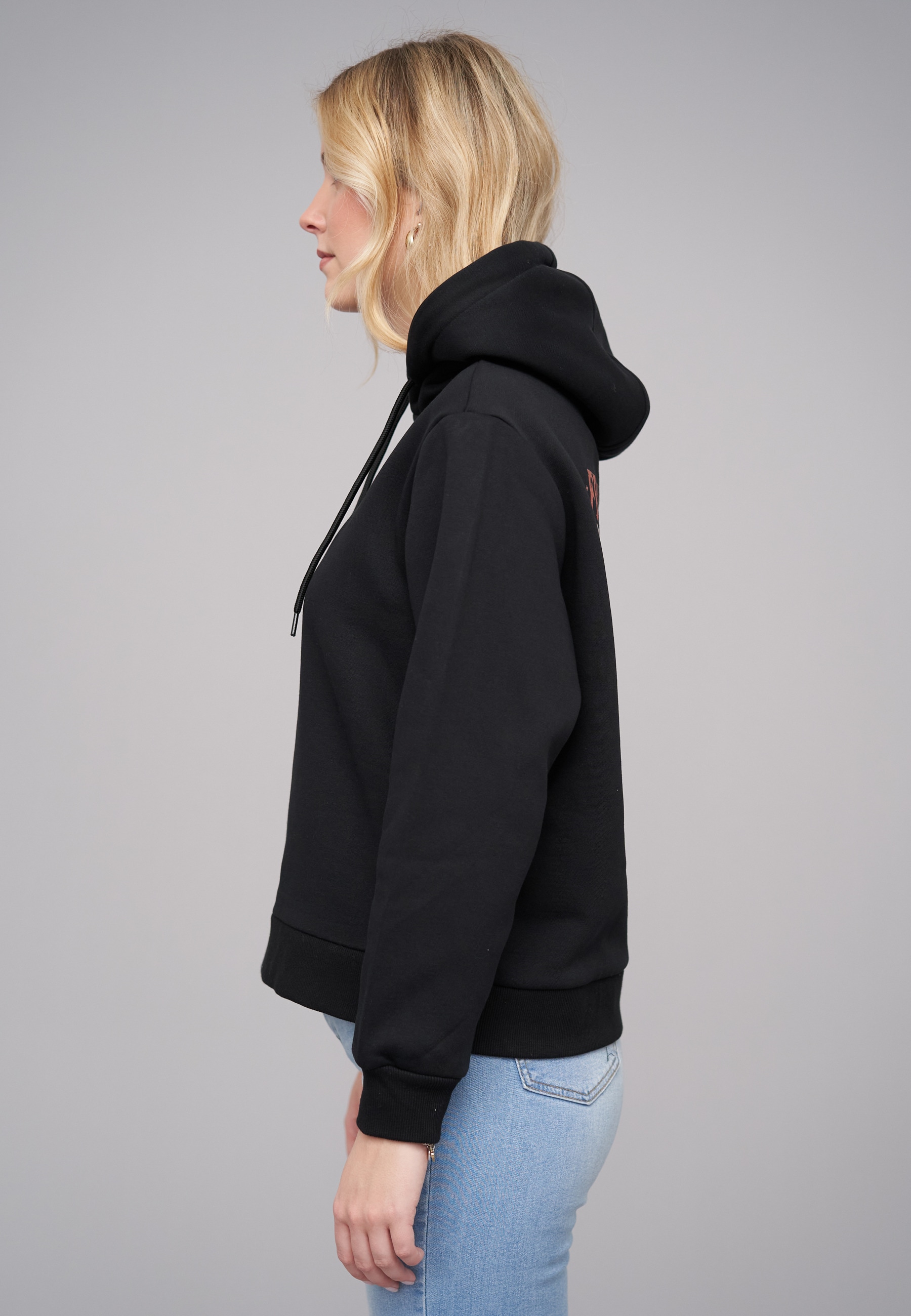 CLOUD 5IVE Kapuzensweatshirt »CLOUD 5IVE Ladies 77 Free Spirit Black Everyday Hoodie«

