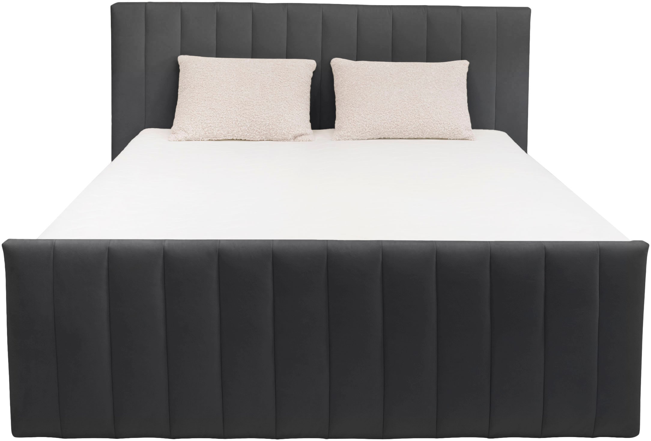 INOSIGN Boxspringbett »Effy inkl. Bettkasten und Topper, erhältlich in der Breite 180x200cm«, wahlweise in H3 oder H4 wählbar