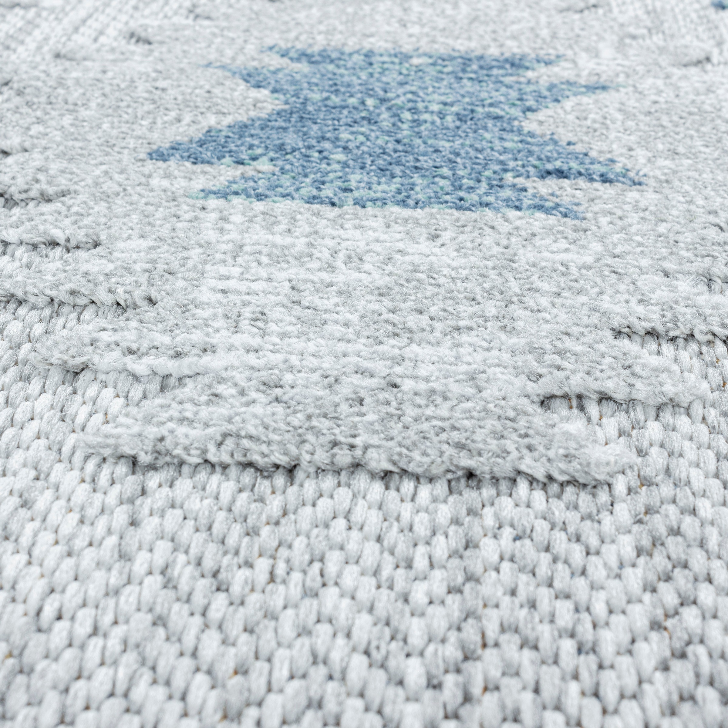 Ayyildiz Teppiche Teppich »BAHAMA 5153«, rechteckig, 8 mm Höhe, Läufer, Flachflor mit Hoch-Tief-Struktur, In-und Outdoor geeignet