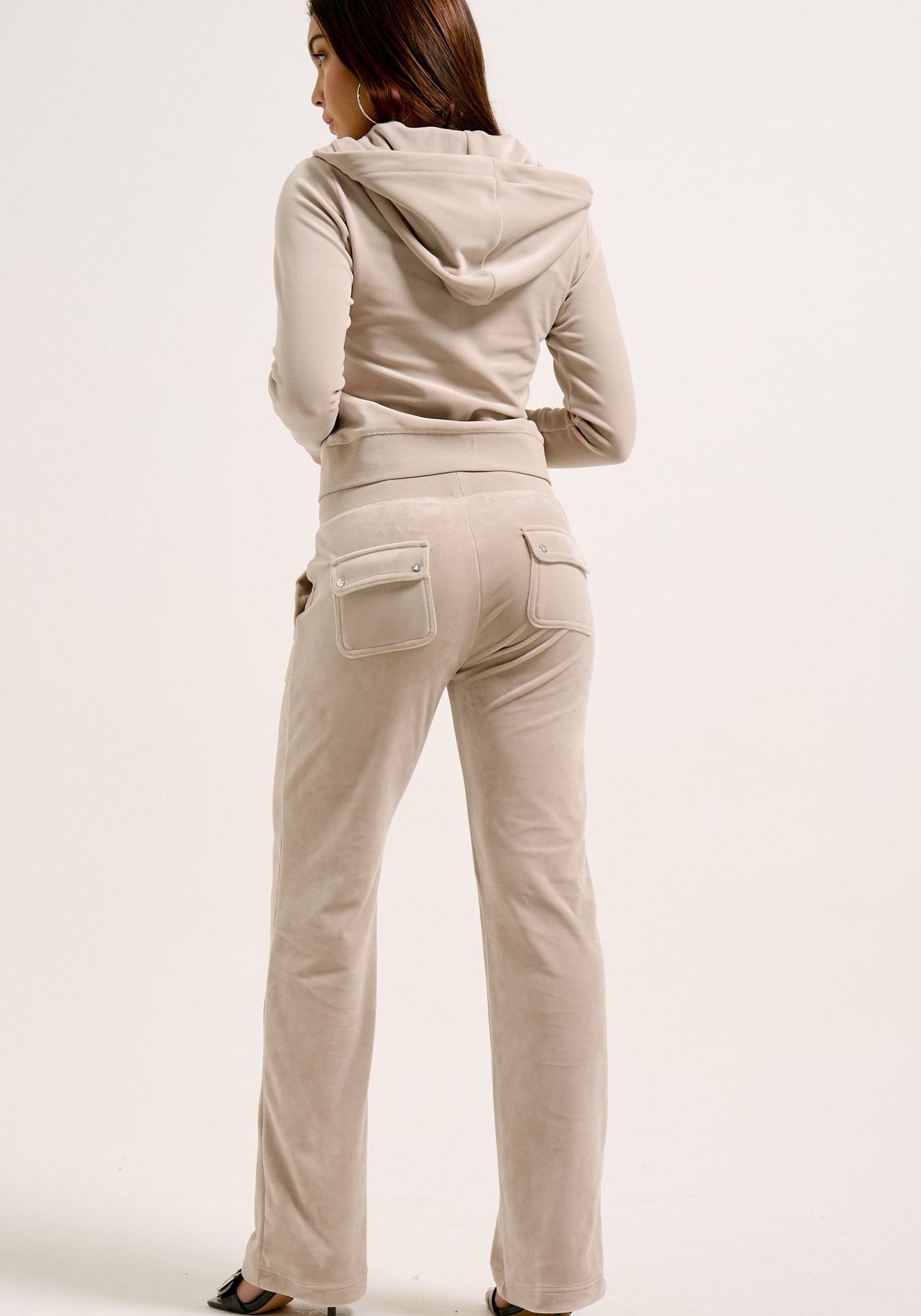 Juicy Couture Sweathose »DEL RAY PANT EU Damen«, Trainingshose Damen, Sweathose, Velour, Jogginghose mit Glitzer, Sale