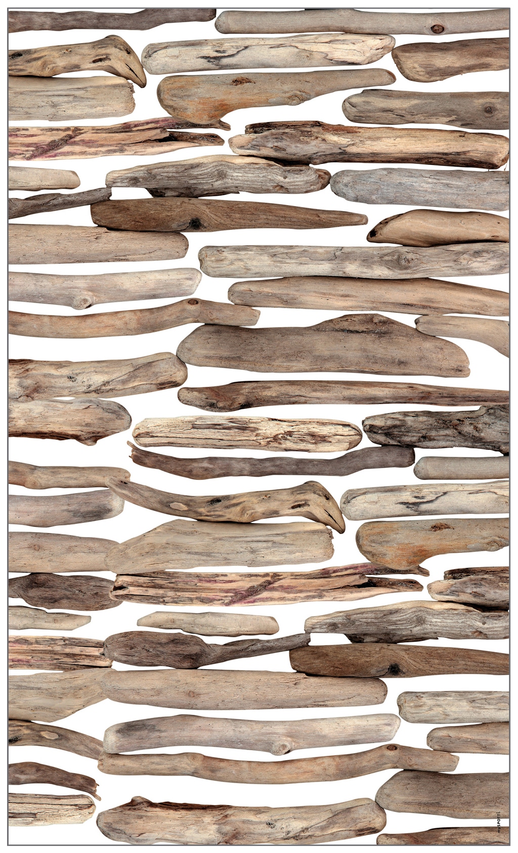 MySpotti Fensterfolie "Look Driftwood", halbtransparent, glattstatisch haftend, 60 x 100 cm, statisch haftend