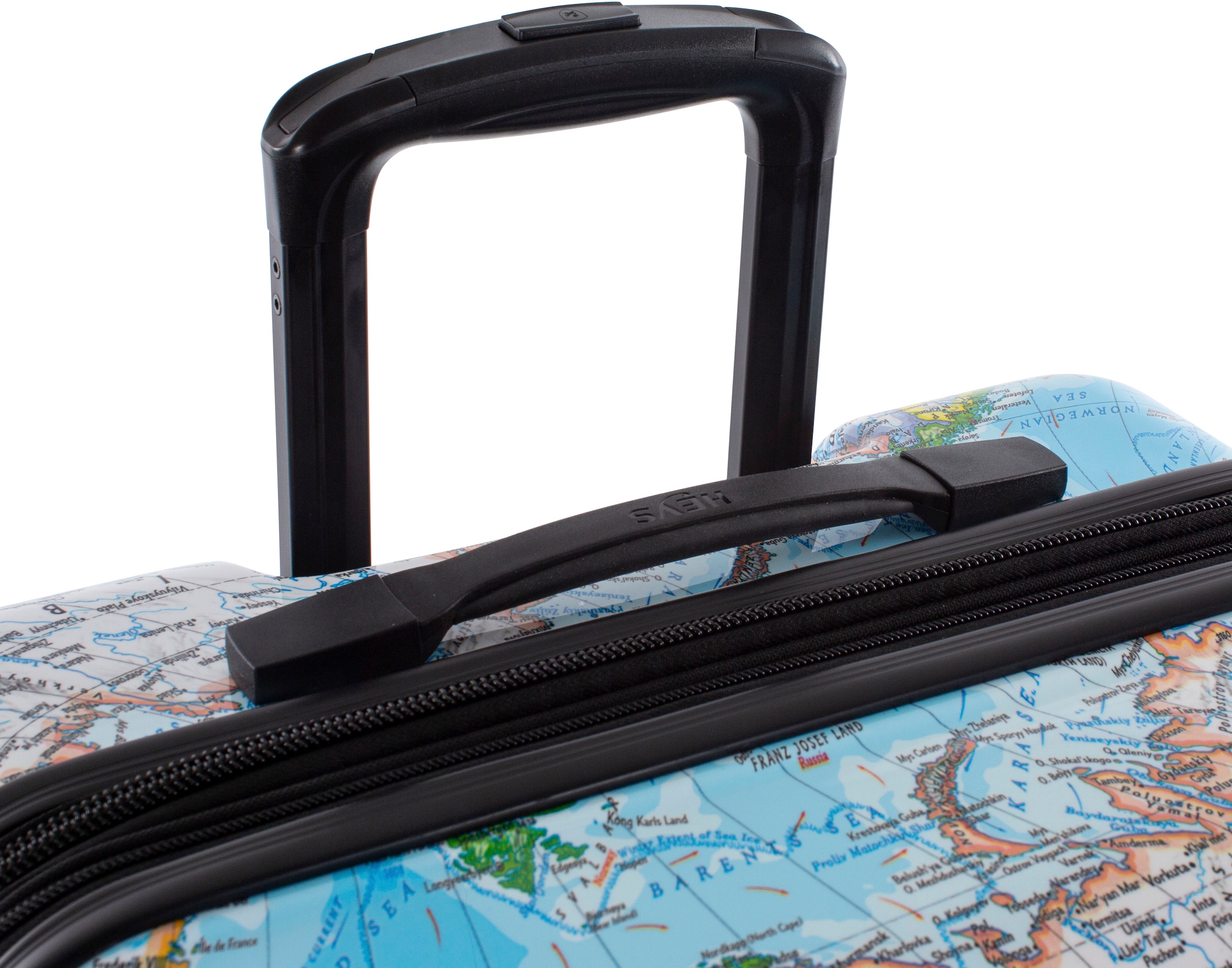 Heys Hartschalen-Trolley »Journey 3G bunt, 53 cm«, 4 Rollen, Hartschalen-Koffer Handgepäck-Koffer TSA Schloss Volumenerweiterung
