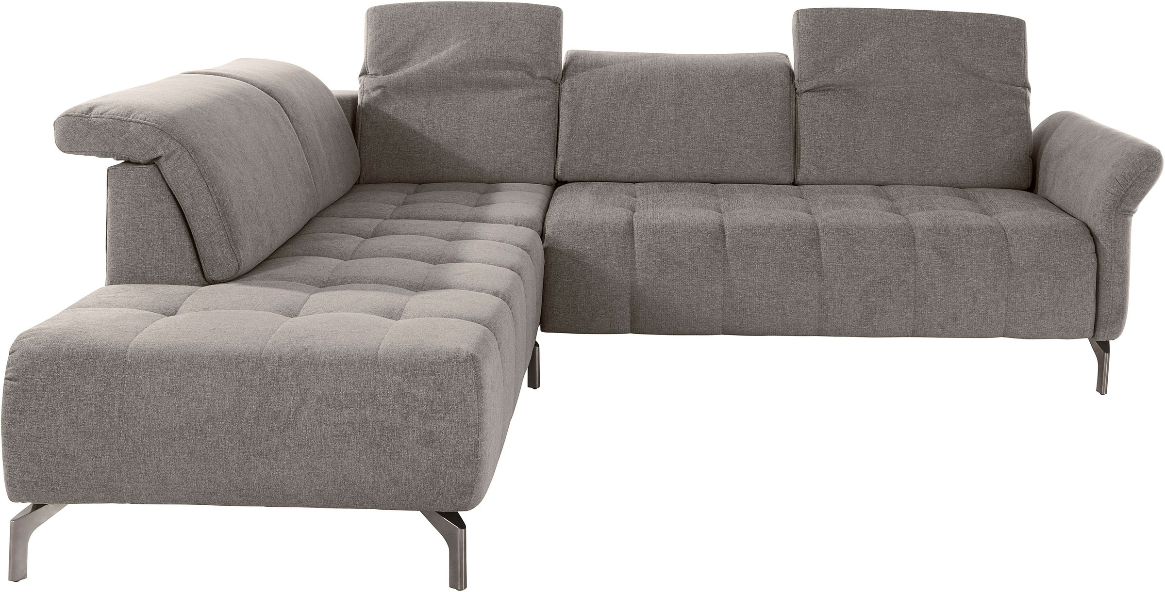 Home affaire Ecksofa "Fresh L-Form" Federkern, wahlweise Kopfteilverstellun günstig online kaufen