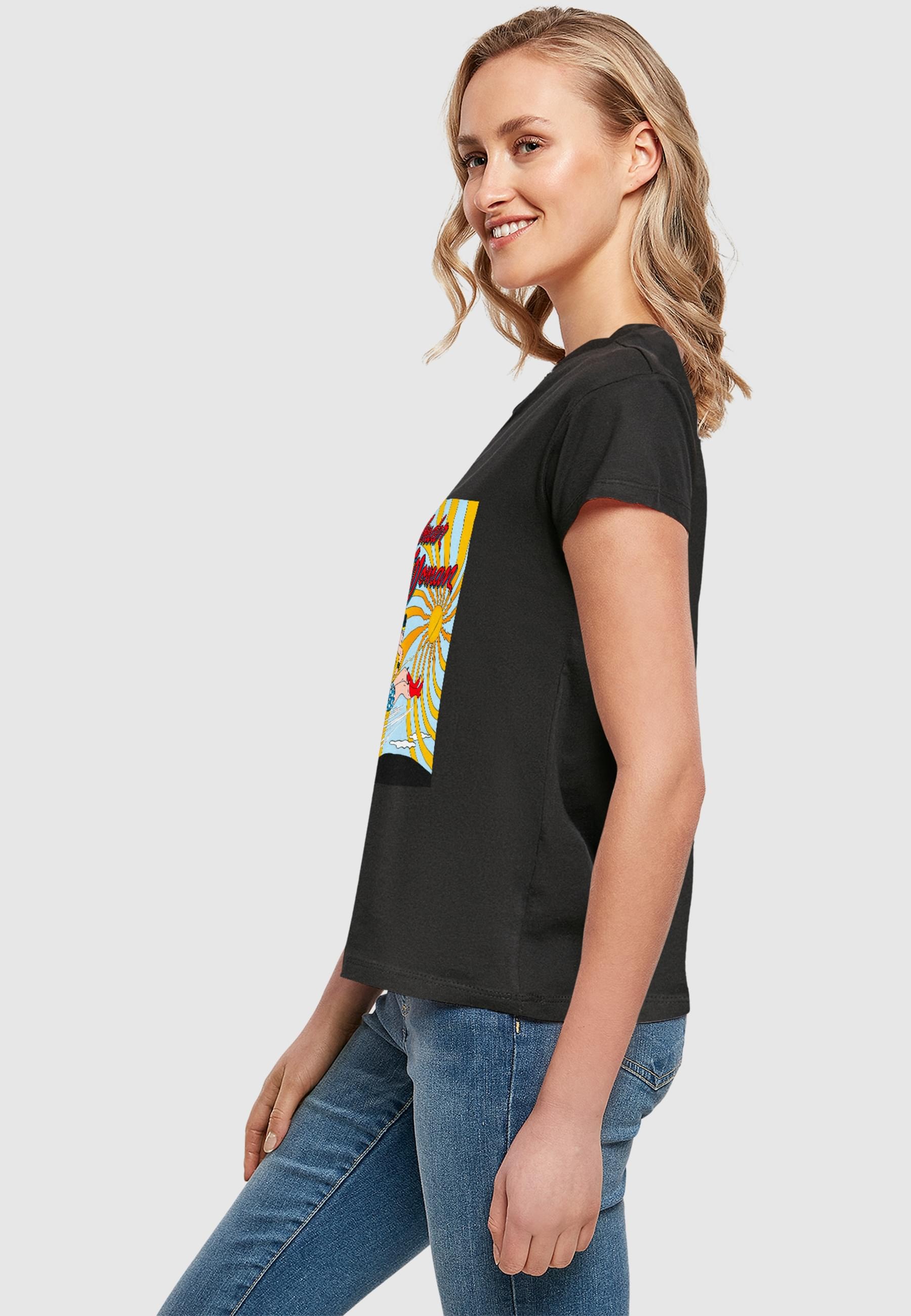 Merchcode T-Shirt »Merchcode Ladies - Wonder Woman Flying - T-Shirt«, (1 tlg.)