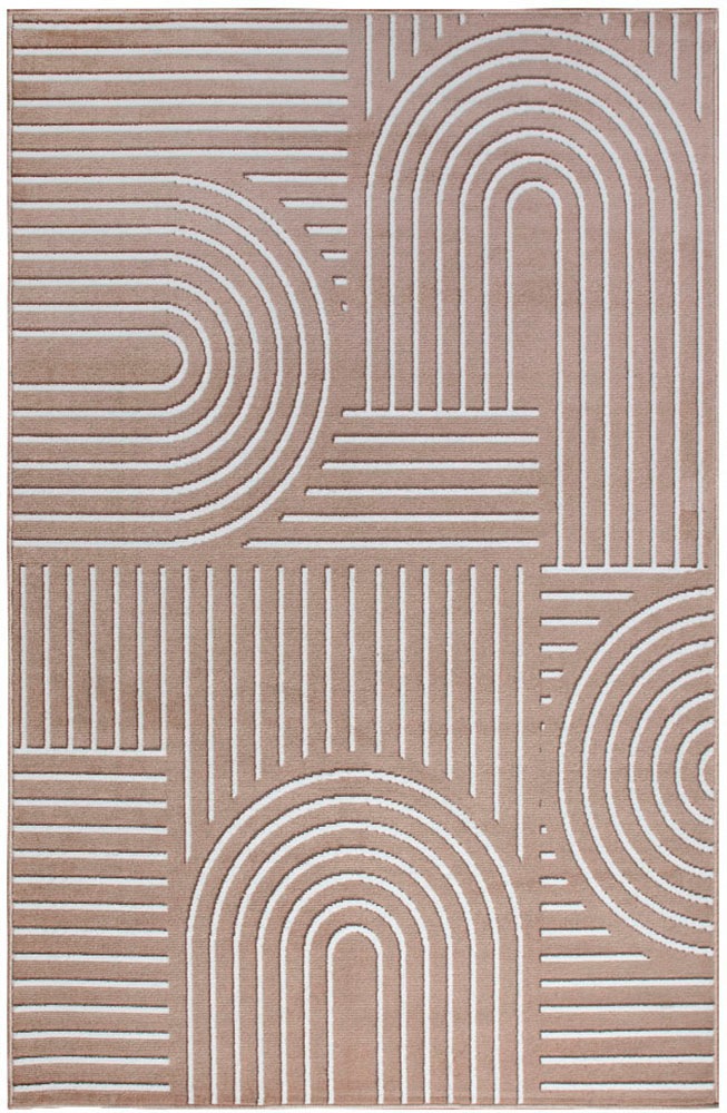 OTTO home Teppich "Lysandra" rechteckig 8 mm Höhe 3D-Effekt, softer Kurzflo günstig online kaufen