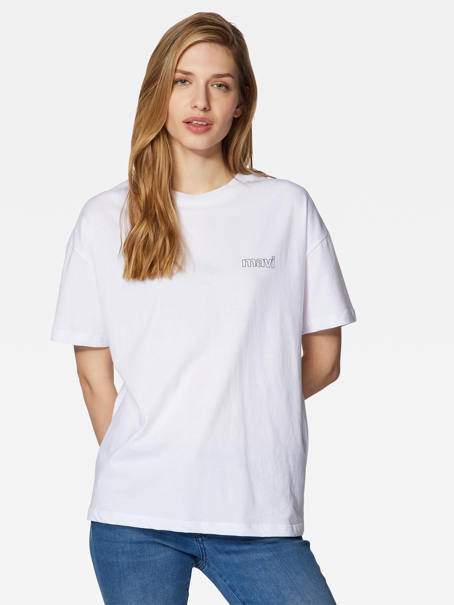 Mavi Rundhalsshirt »SHORT SLEEVE TEE«, Basic T-Shirt
