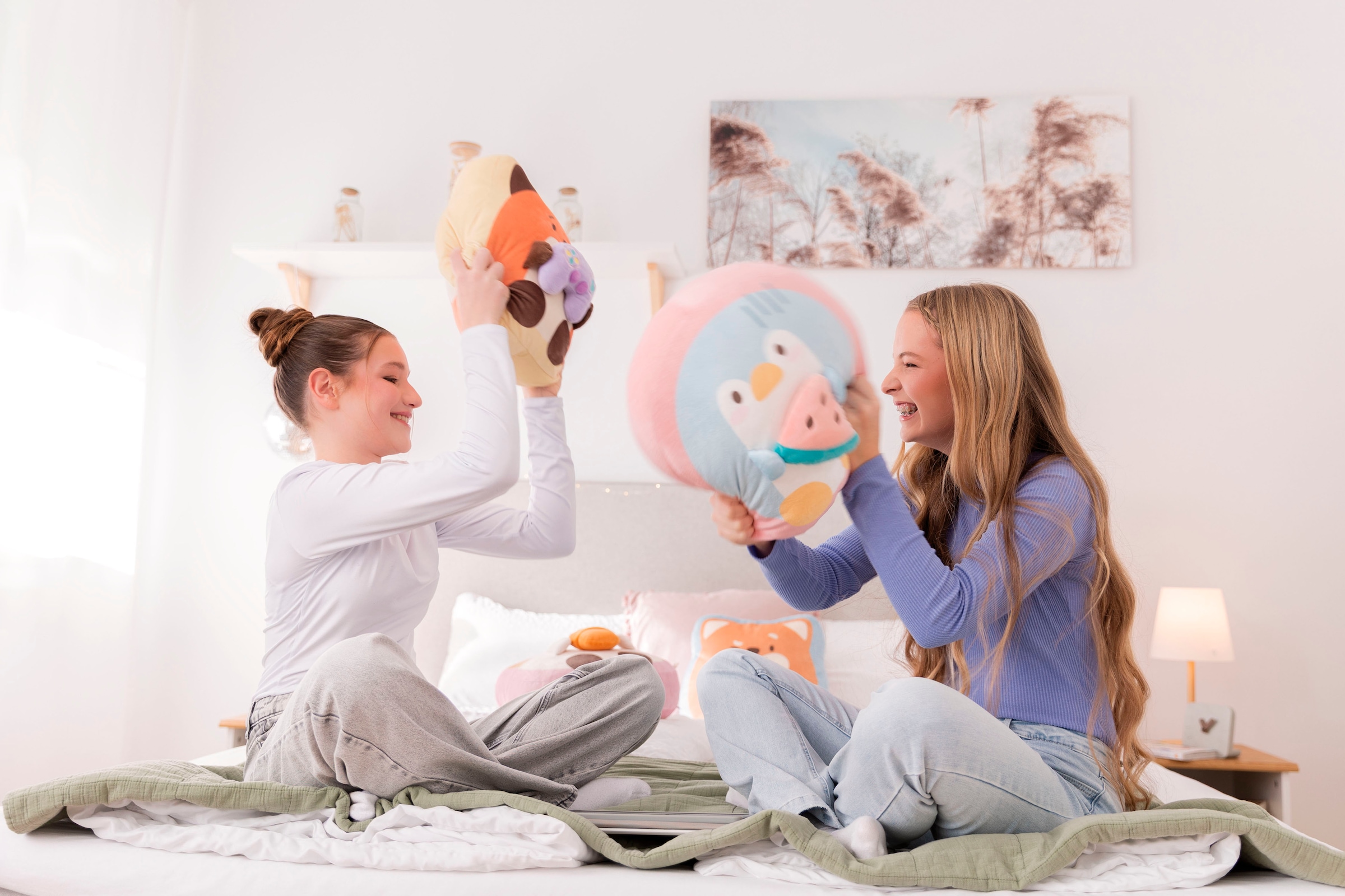 Nici Kuscheltier »mymochi, Fuchs Geeks mit Spielkonsole 35x33x12 cm«, enthält recyceltes Material (Global Recycled Standard)