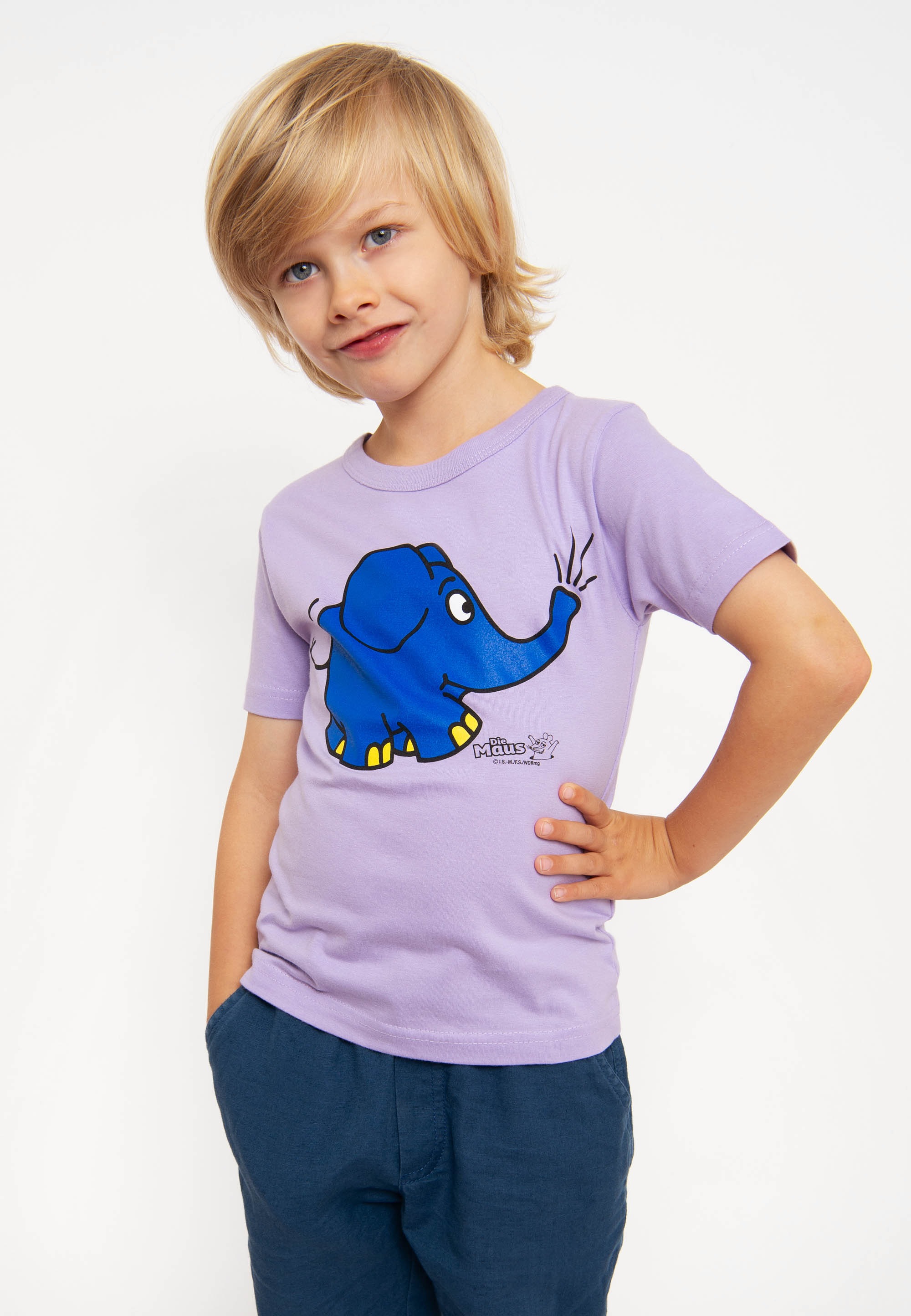 LOGOSHIRT T-Shirt »Sendung mit der Maus - Elefant Törö«, mit coolem Print