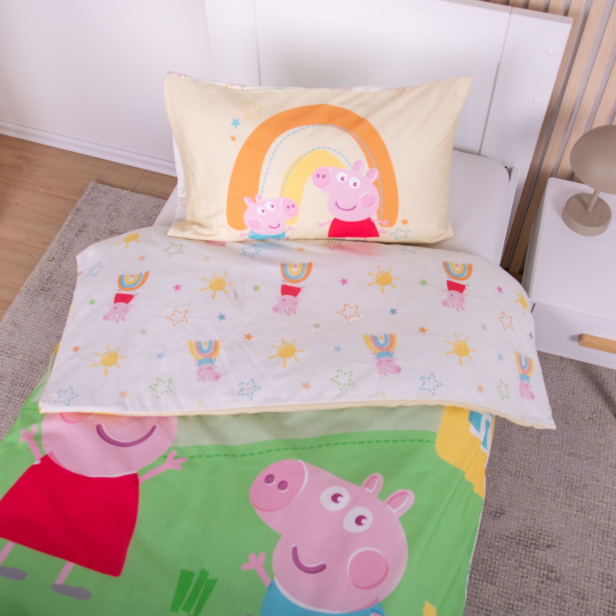Baby Best Babybettwäsche "Peppa Pig" 2 Stk. tlg. Wendebettwäsche günstig online kaufen