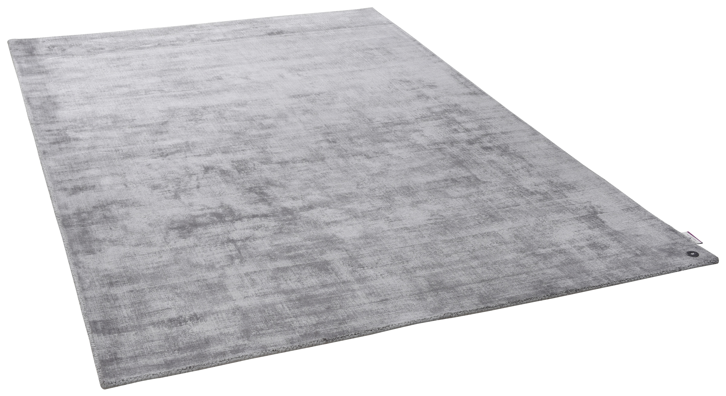 TOM TAILOR HOME Teppich »Shine uni« rechteckig 8 mm Höhe Handweb Teppich, 100% Viskose, handgewebt, mit elegantem Schimmer